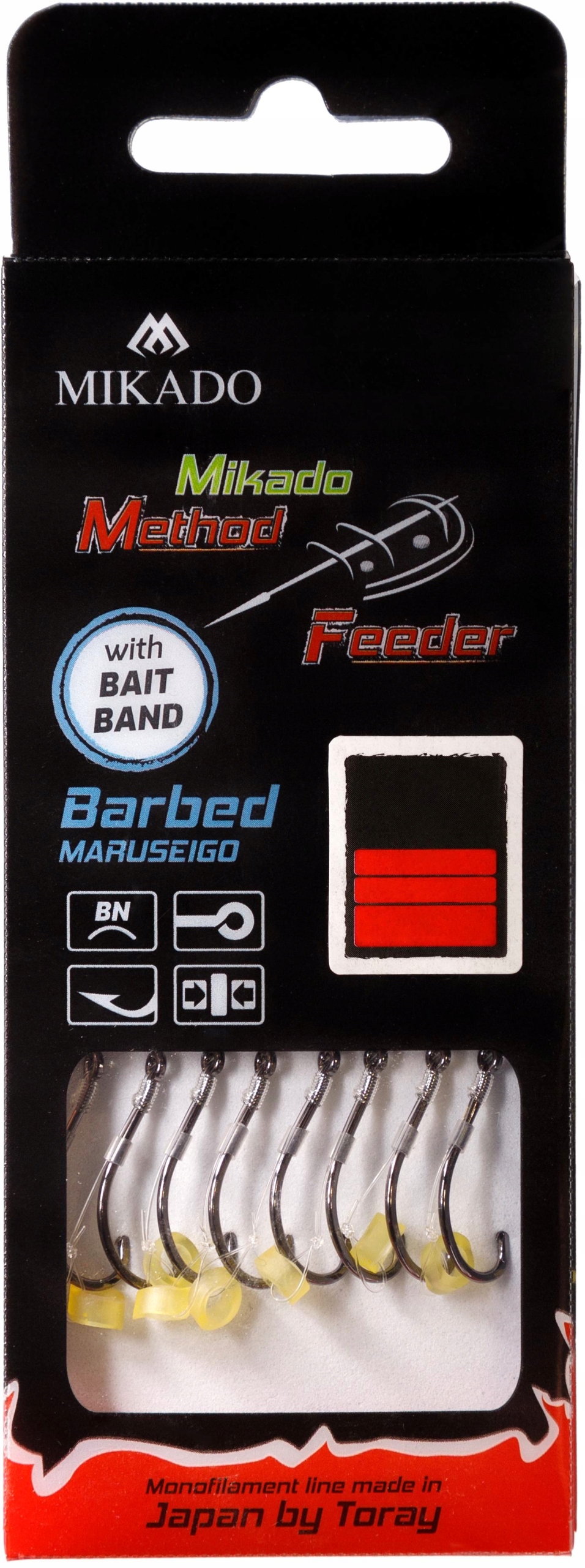 

Haczyki Mikado Method Feeder Żyłka Z Gumką #10