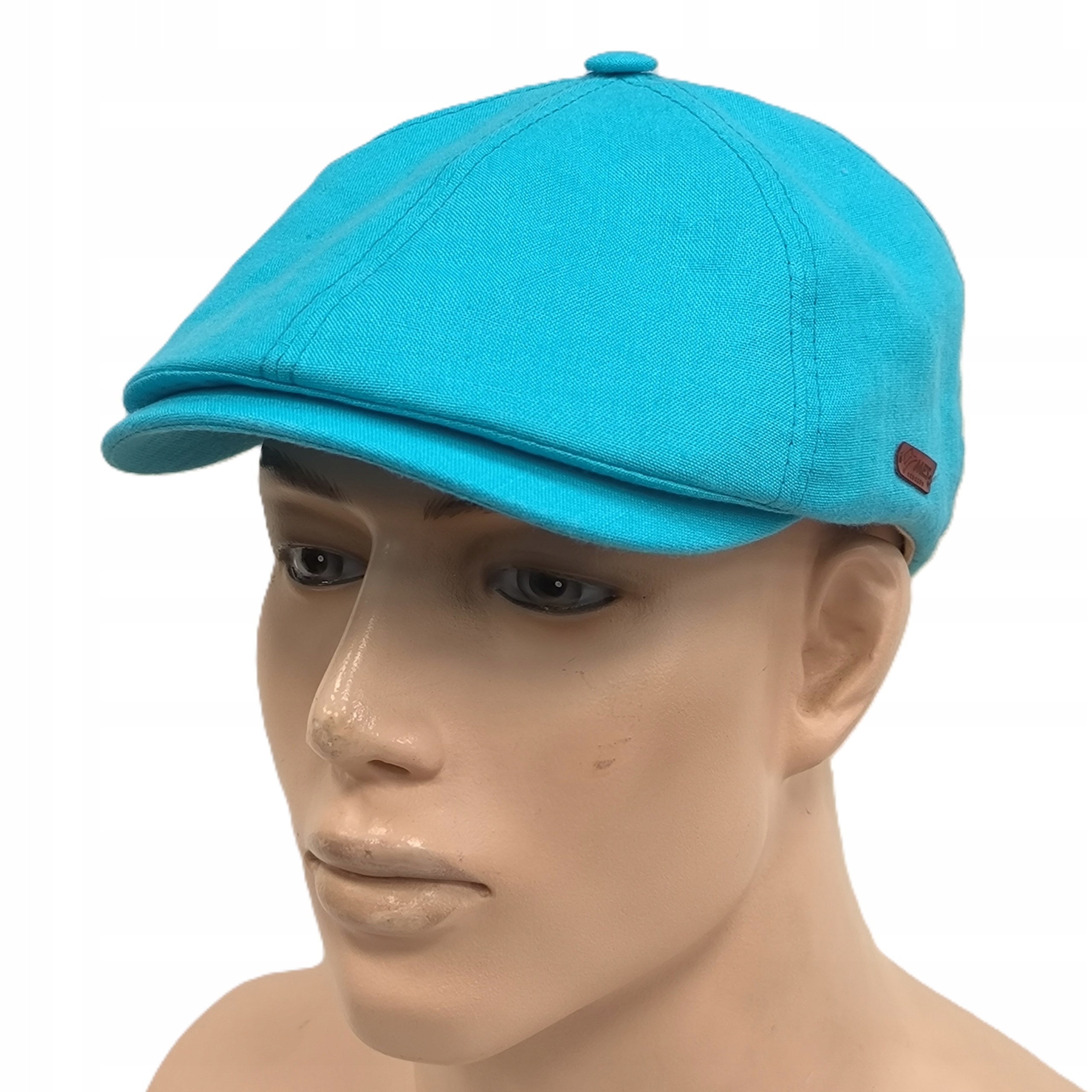 Roger Letní lněný pánský chlapecký lněný kabát Tyrkysový Mes 56/57