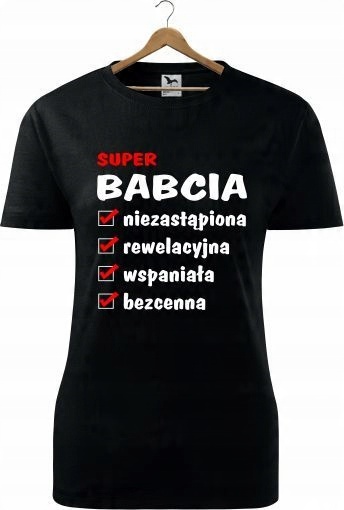 

Koszulki t-shirt na Dzień Babci Upominek Prezent