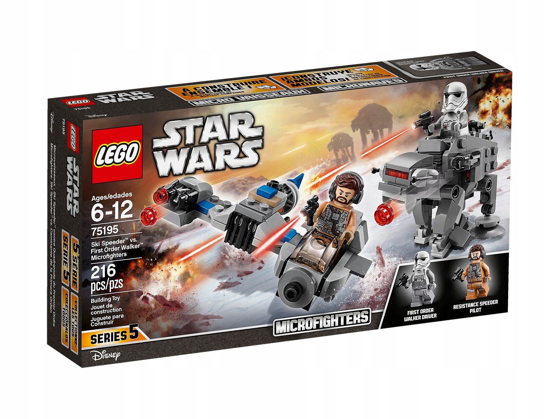 Lego Star Wars 75195 Ski Speeder versus kráčející stroj Nové