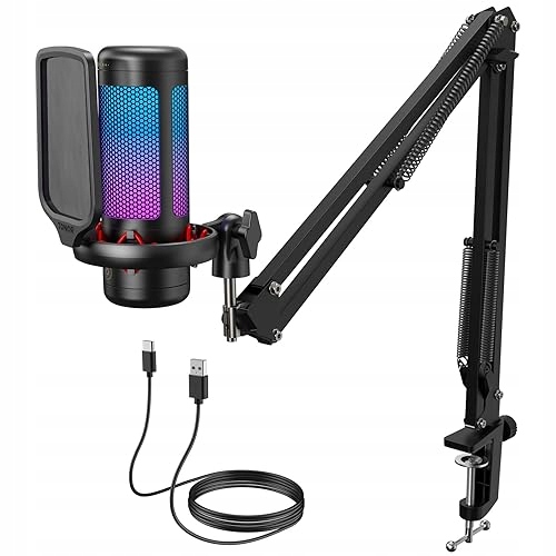 Kondenzátorový Mikrofon Usb Tonor TC310+ Pro Streamování Herních Podcastů