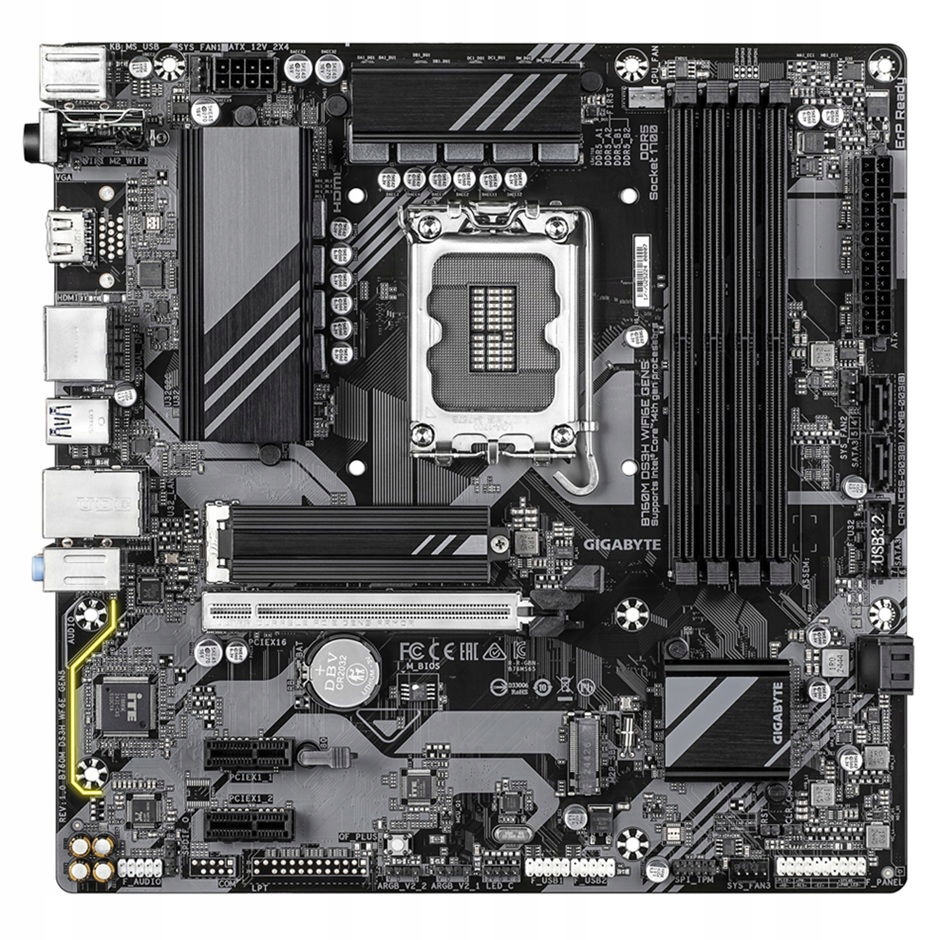 Gigabyte B760M DS3H WIFI6E GEN5/LGA 1700/mATX
