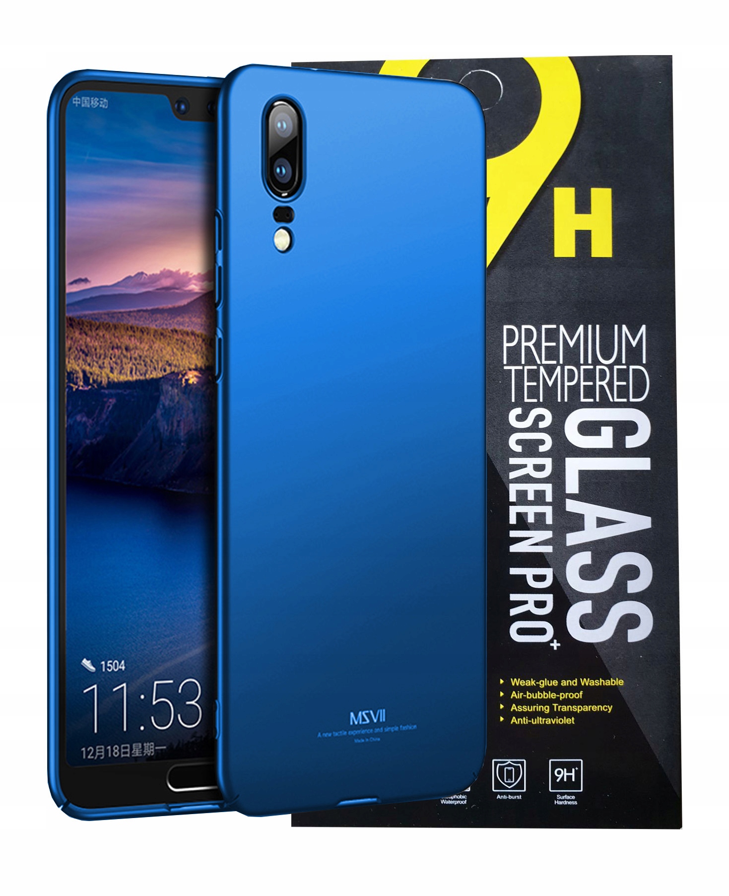 

Etui Case Msvii Do Huawei P20 Szkło Hartowane 9H