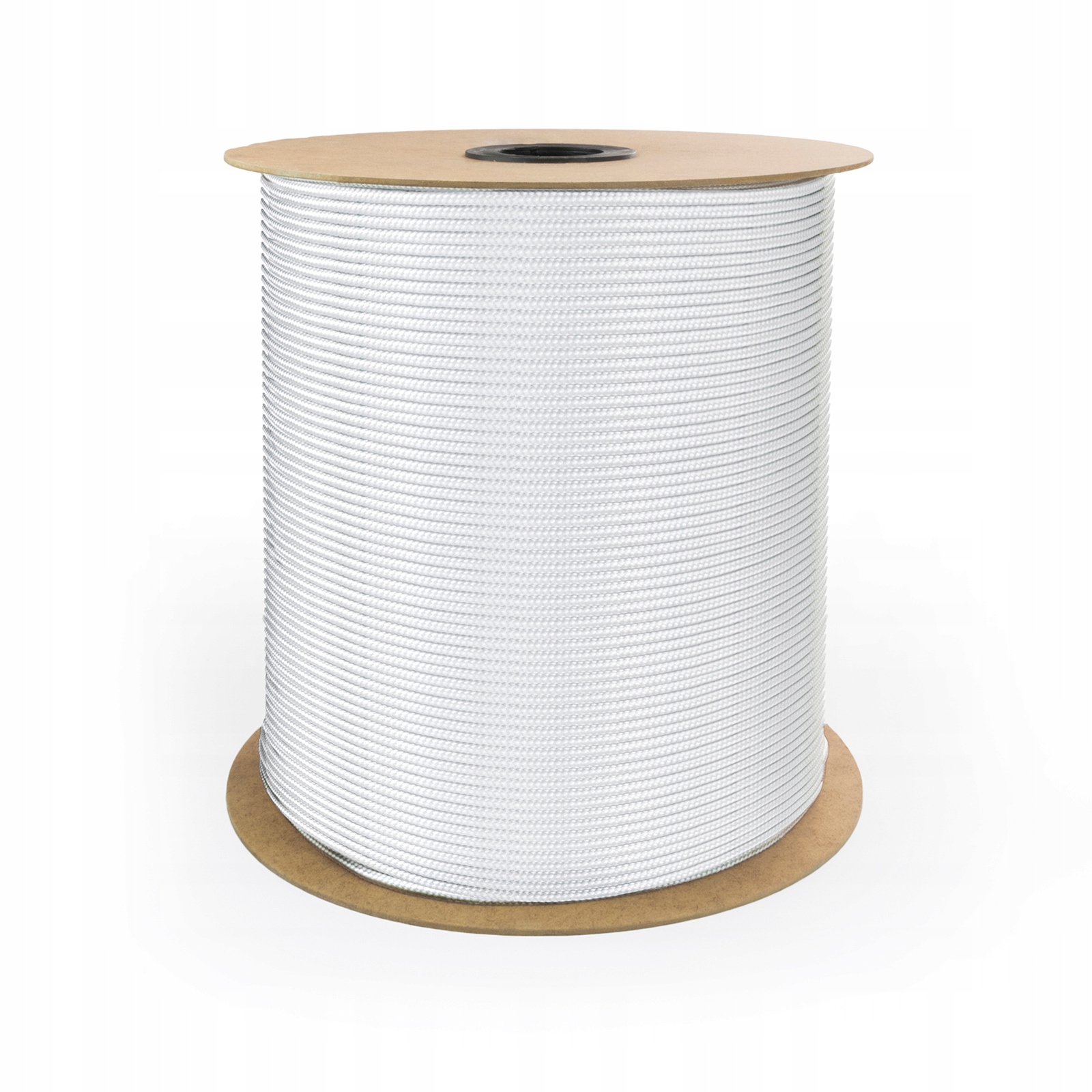 Lina Linka Żeglarska POLIPROPYLENOWA 8mm Pleciona BIAŁA Gładka 50m Model Oplot 16