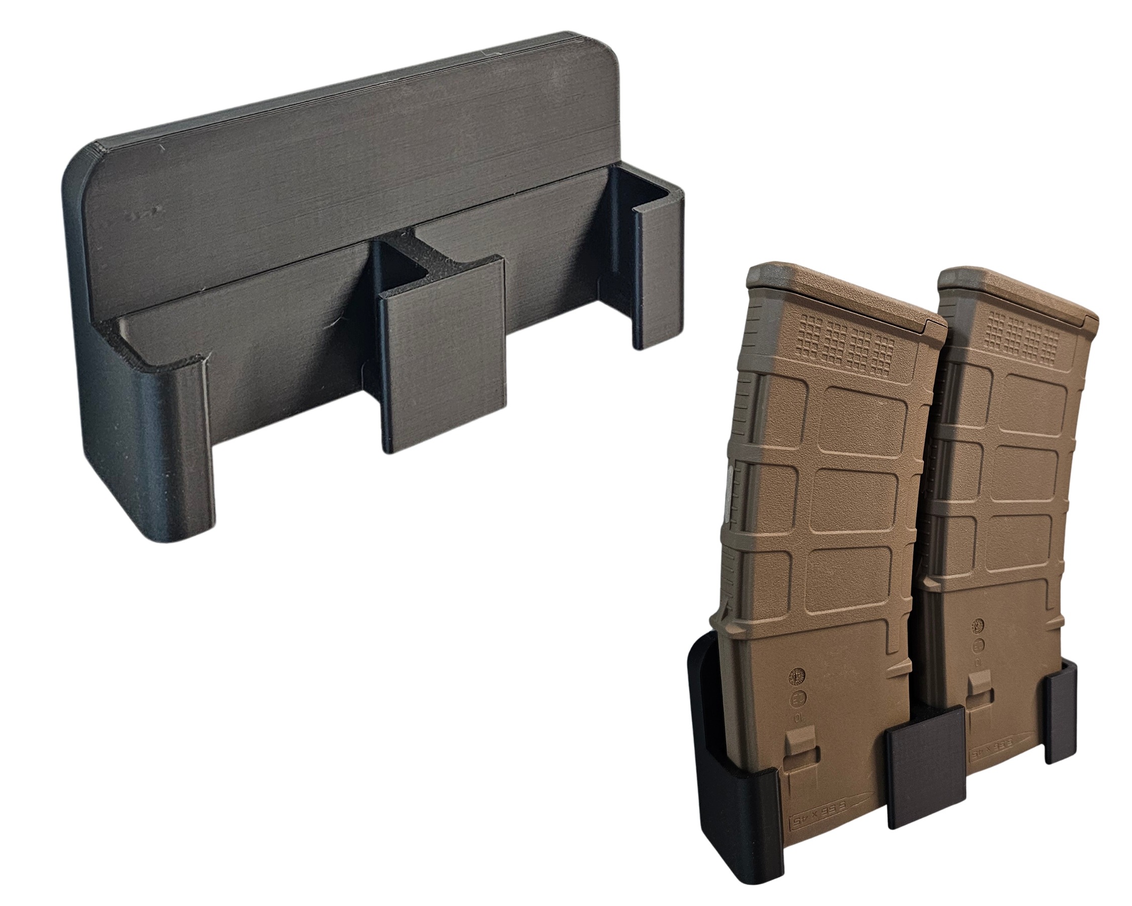 Uchwyt Magnetyczny Boczny na 2 Magazynki AR-15 .223 oraz .22LR