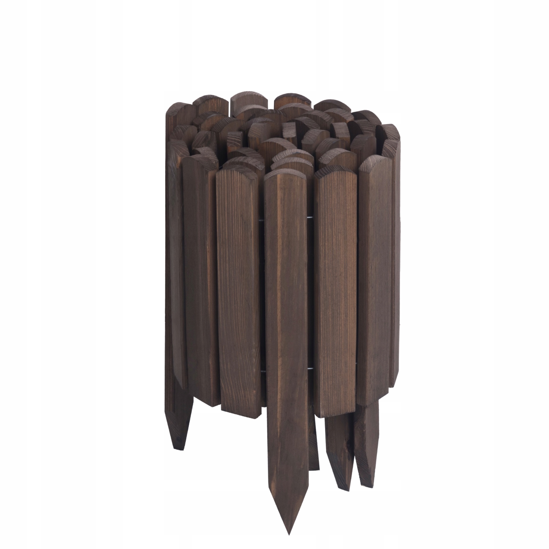 Zahradní plot Trávníkový Lem Zahradní Palisáda Dřevěná 30 x 200 cm