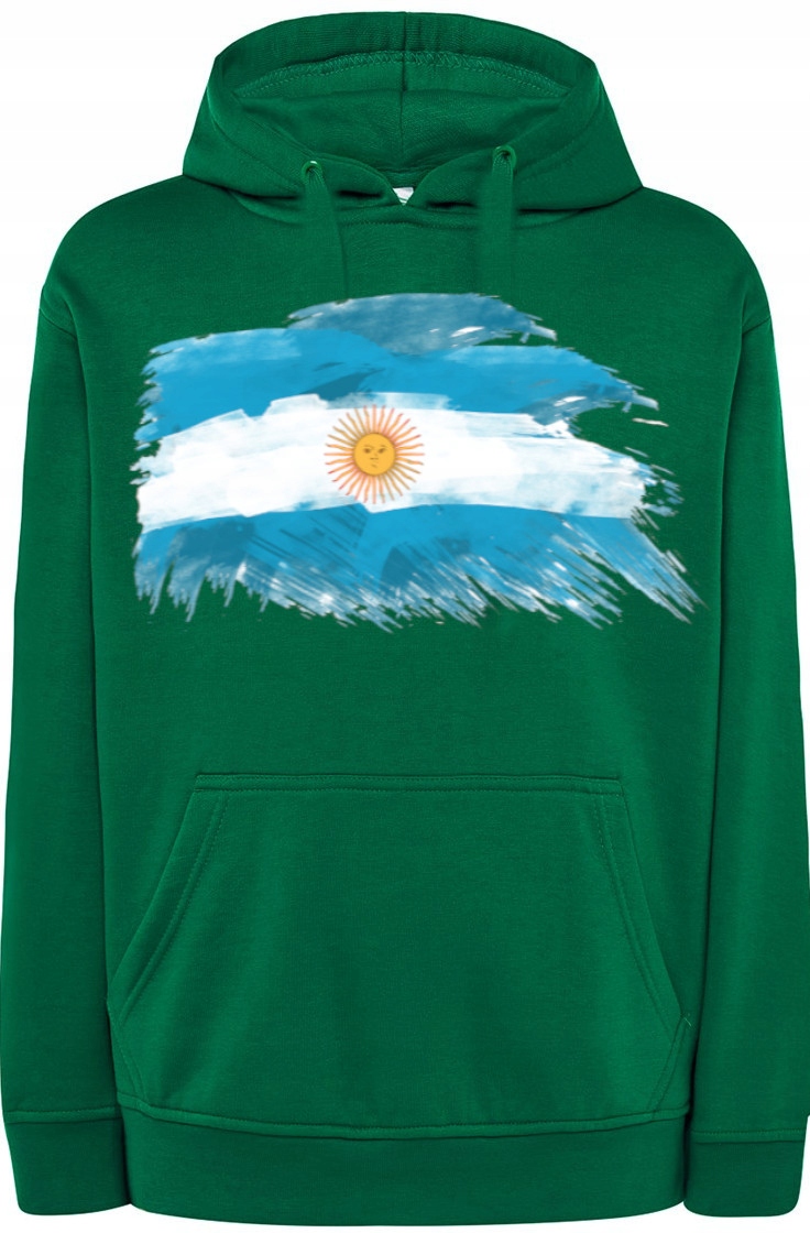 Argentina Pánská mikina s kapucí s potiskem r.XS