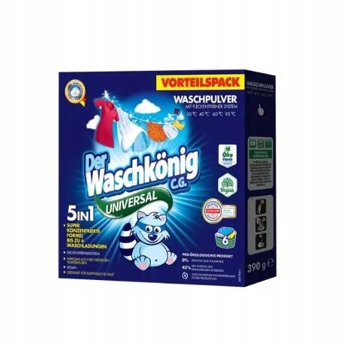

Waschkönig proszek do prania Universal, 390g