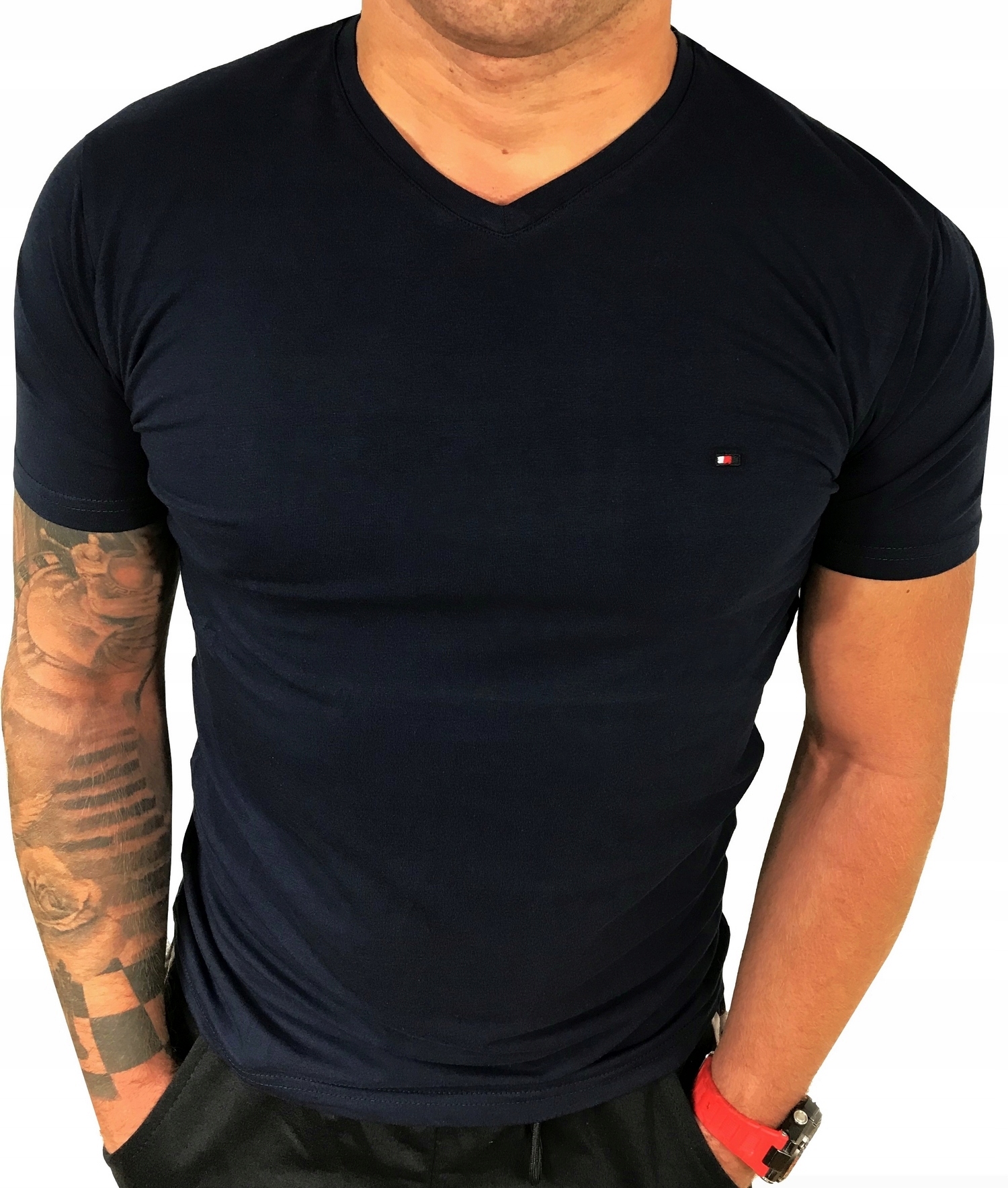 

T-shirt Męski Koszulka Tomy Slim Kolory