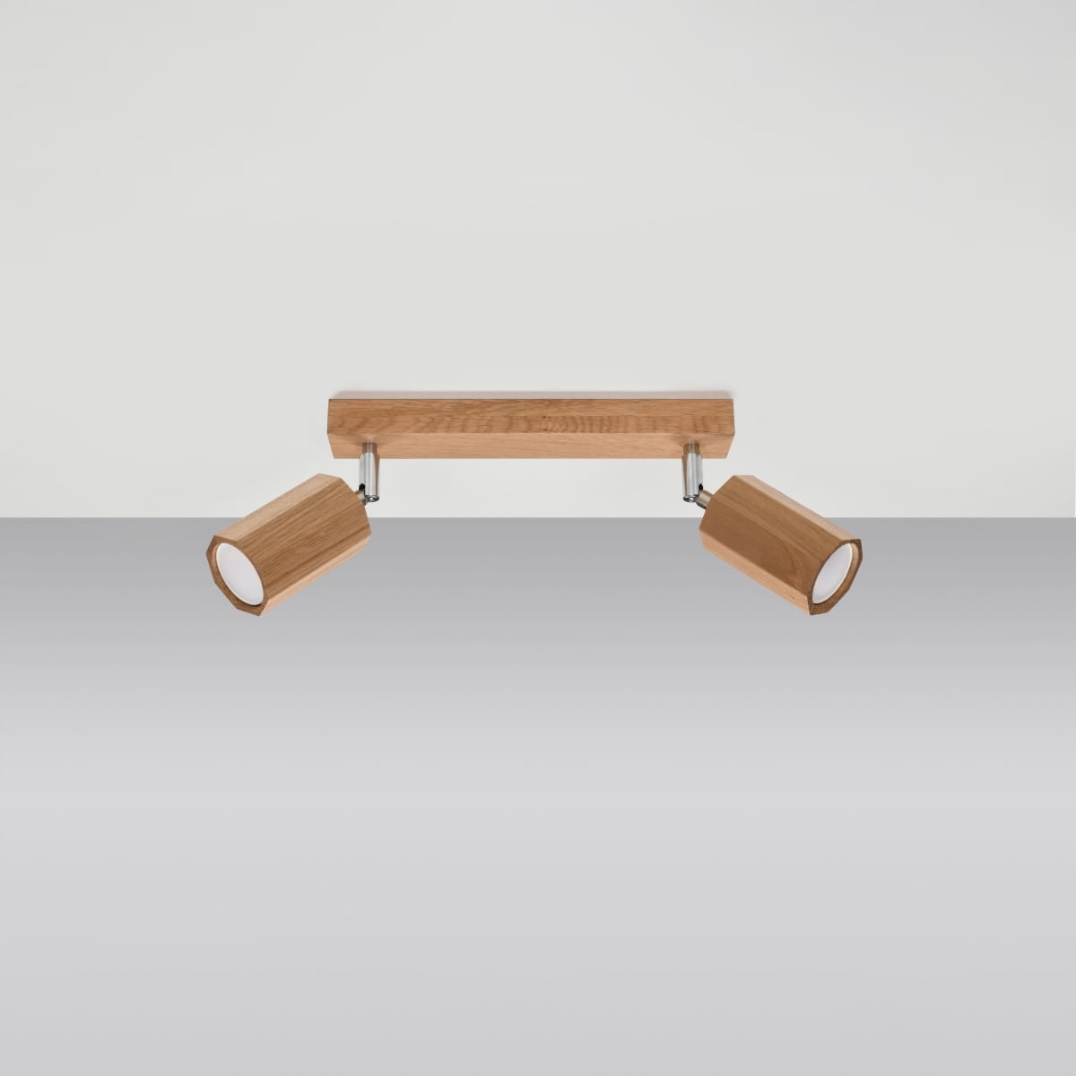 Plafon ZEKE 2 dąb SL.1029 Sollux Lighting Marka SOLLUX LIGHTING