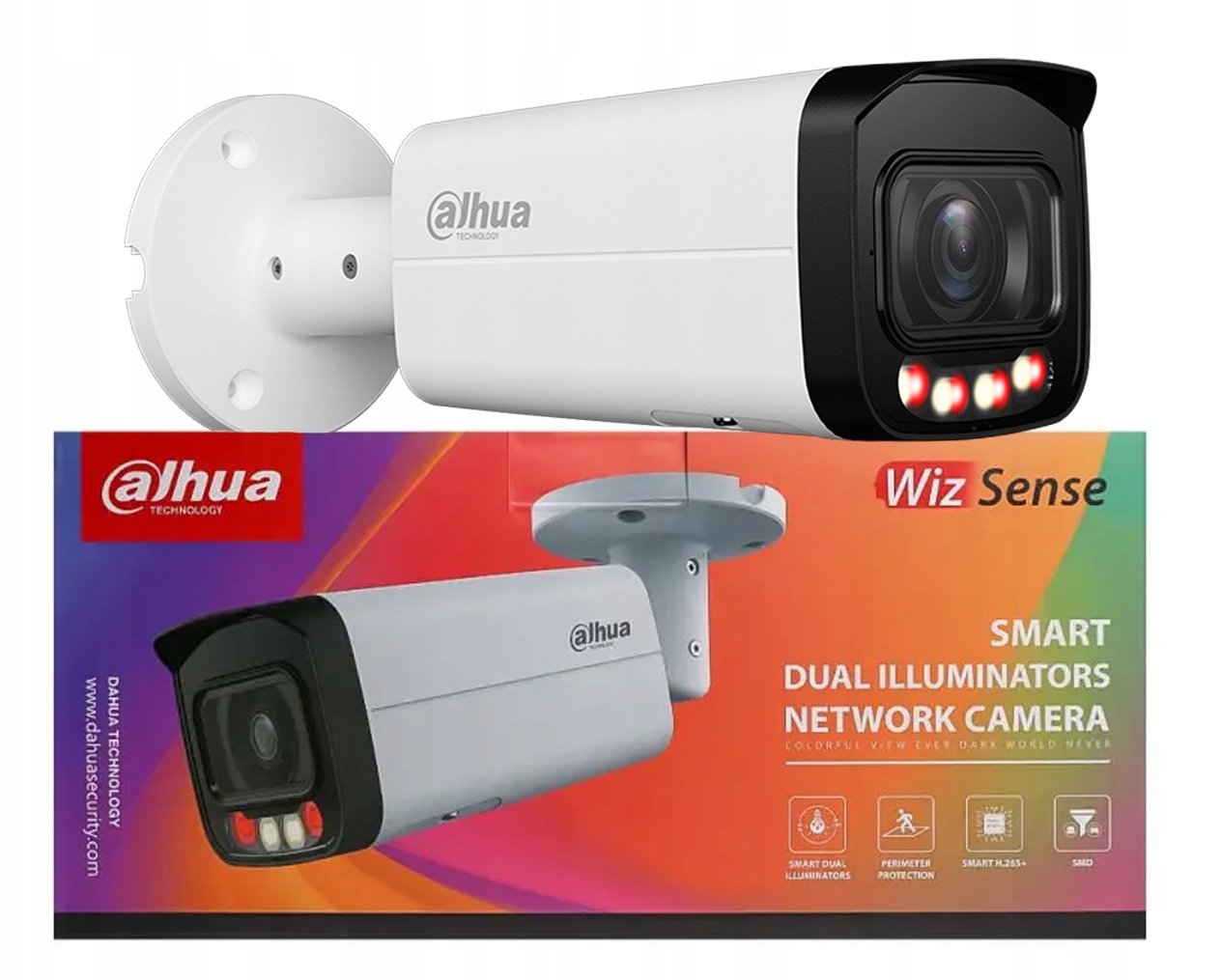 Ip Kamera IPC-HFW2449T-AS-IL-0360B 4Mpx Dual Light Vonkajšia Wizsense