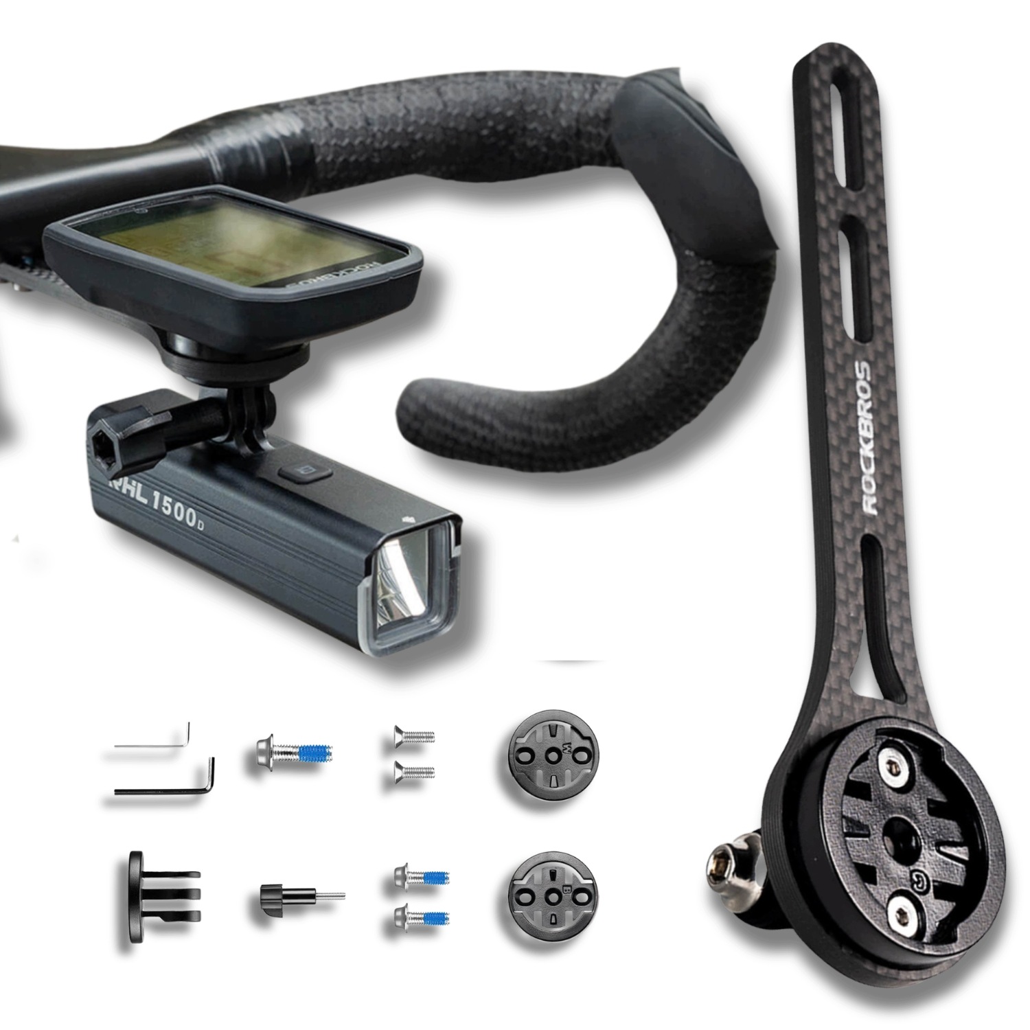 Držák Na Řídítka Na Kameru, Lampičku, Počítadlo Pro Garmin Rockbros