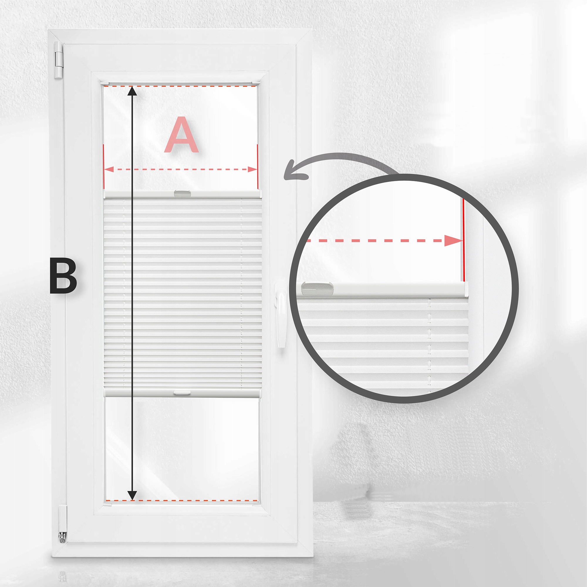 Plisa okienna zaciemniająca termo 100% 44,5x150 cm Długość 150 cm