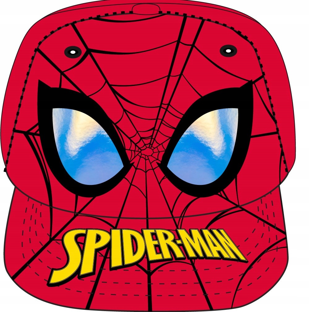 

czapka z daszkiem Spiderman holograficzne oczy 52
