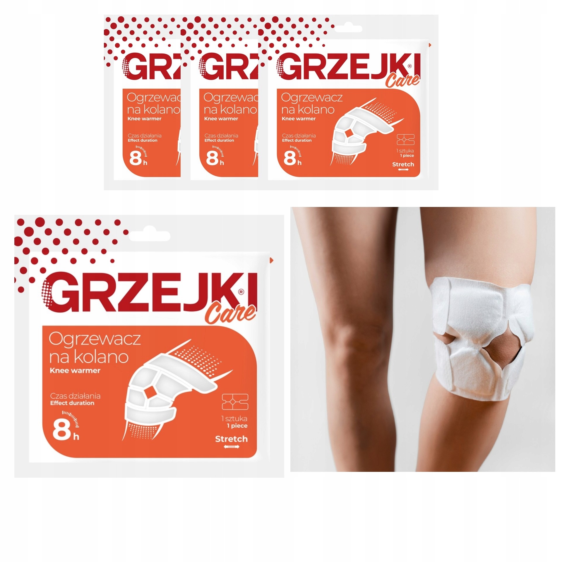 Ogrzewacze Na Kolano 2 Szt. Zestaw Grzejki Care, Ogrzewacz Kolana Na Ból