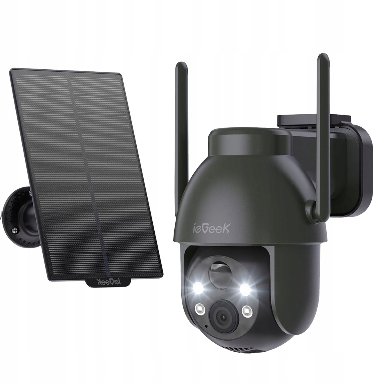 Solarna Kamera Wifi 2K 3MPX Smart Zewnętrzna Obrotowa Ip Bezprzewodowa