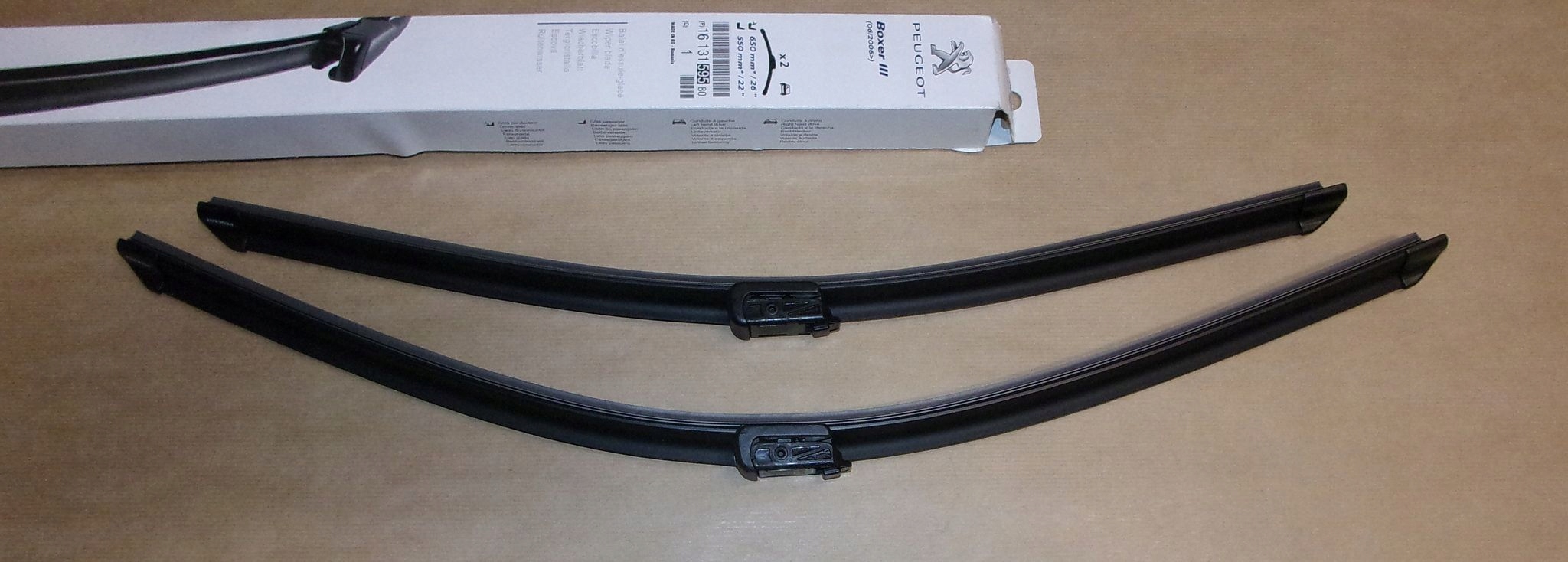 Listy Stěračů P Boxer III 1613159580