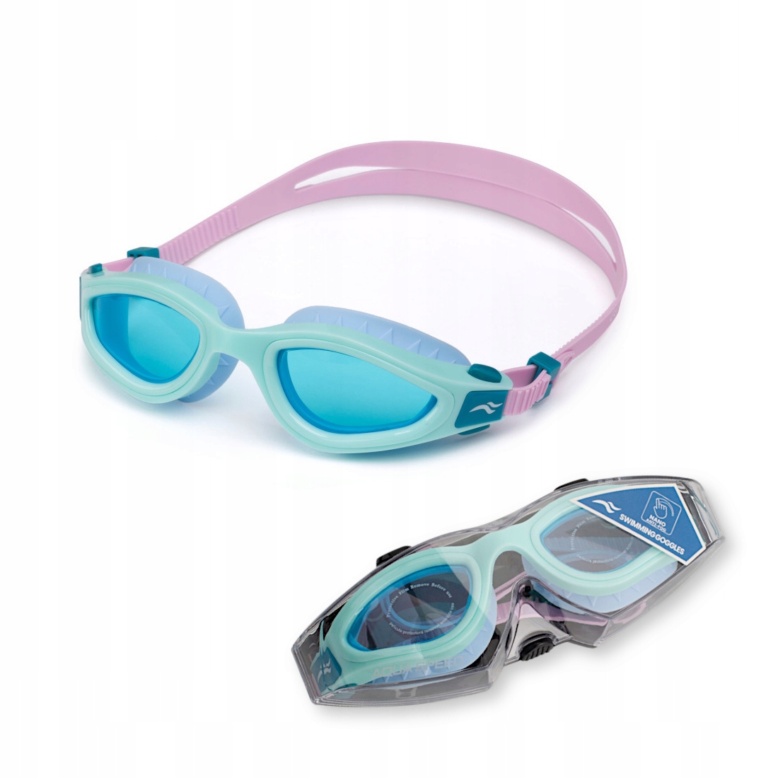 Okulary pływackie dla dorosłych Aqua Speed Aurora Nano Anti-Fog kol.63