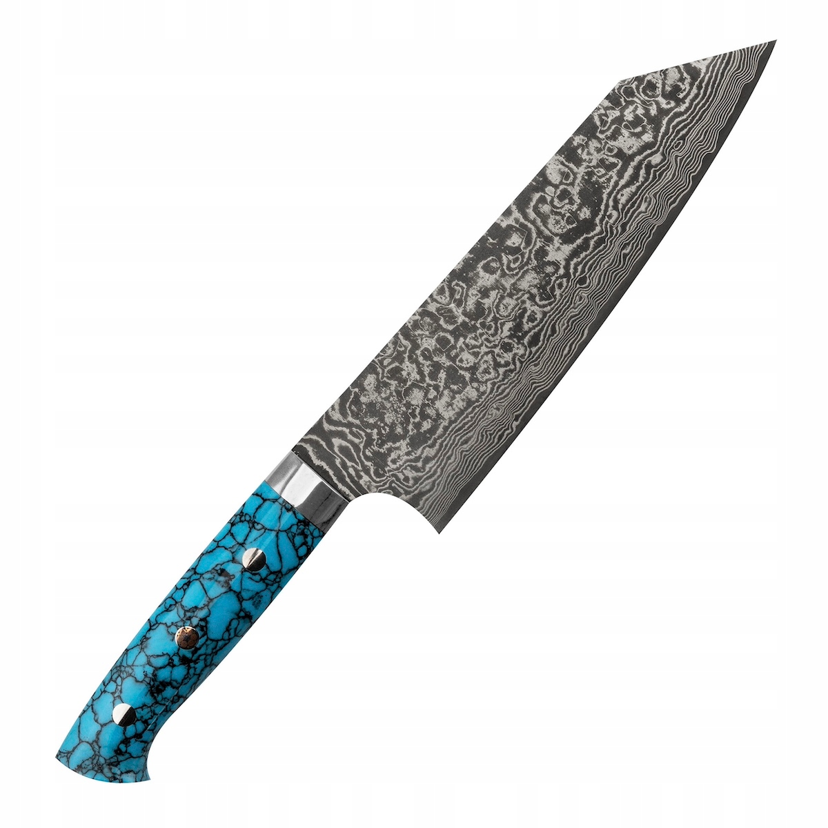 Takeshi Saji Btq R-2 Black Ručne kovaný japonský kuchynský nôž Bunka 17 cm