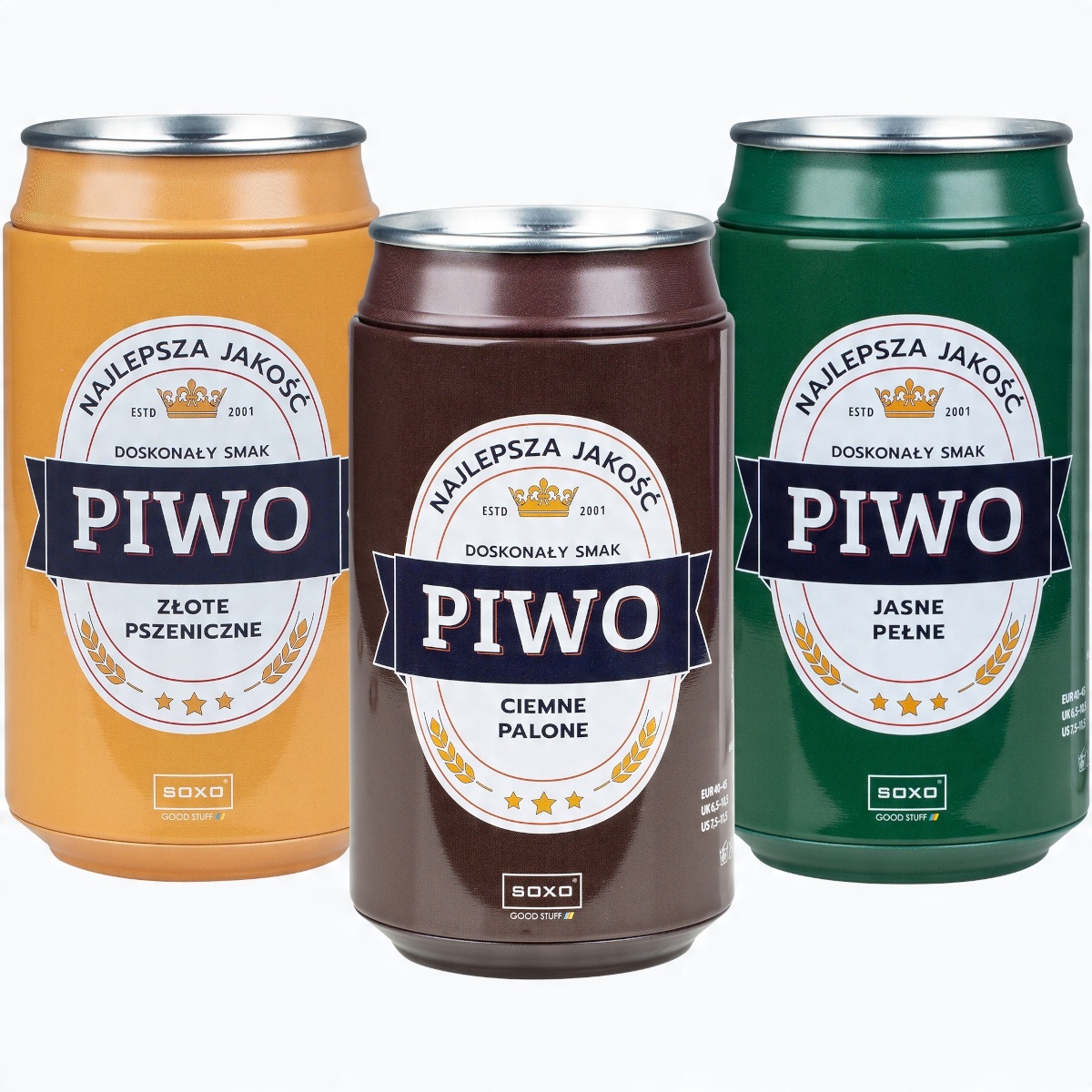 

3x Wesołe Skarpetki Męskie Soxo Skarpety Kolorowe