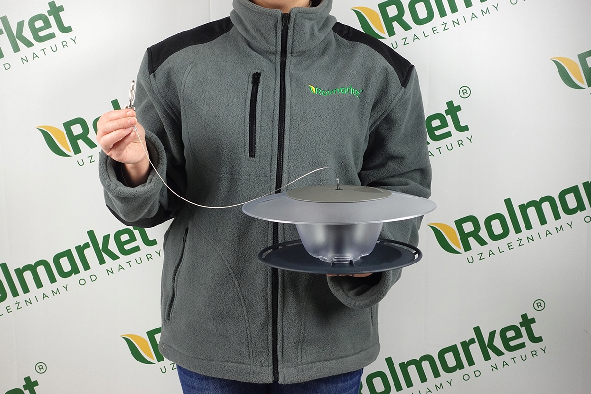 KARMNIK DLA PTAKÓW BUDKA NA KARMĘ DOMEK DLA PTAKÓW NA ZIARNO WISZĄCY DUŻY Marka bez marki