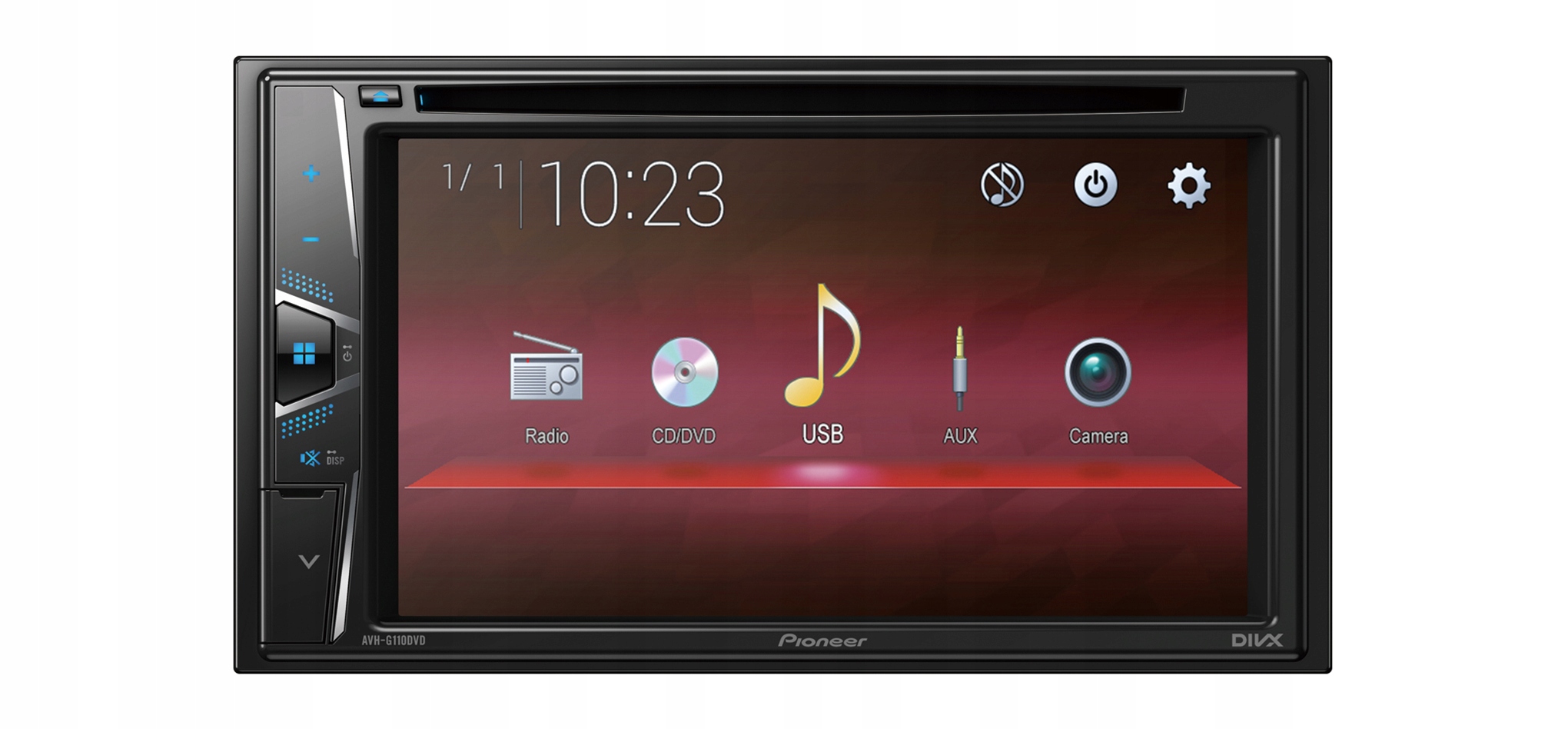 

Radio Samochodowe Pioneer AVH-G110DVD Aux DVD MP3