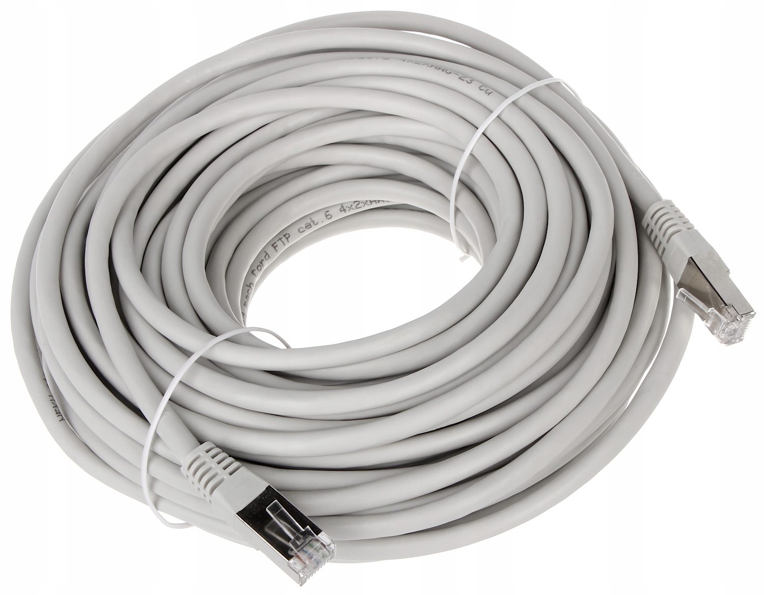 

Patchcord RJ45/FTP6/20-GY kat.6 szary 20m