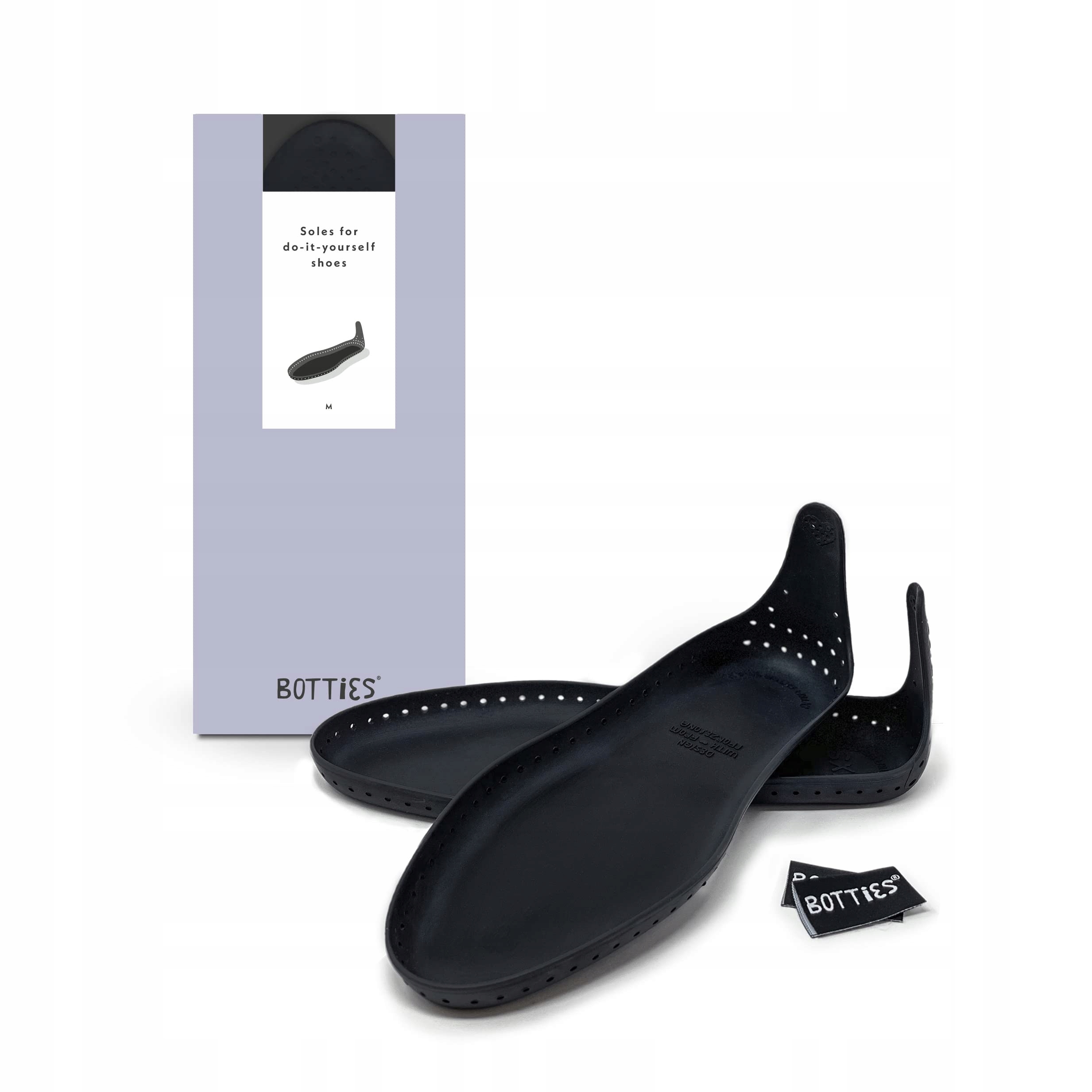 BOTTIES PODESZWY - CZARNE DODATKI