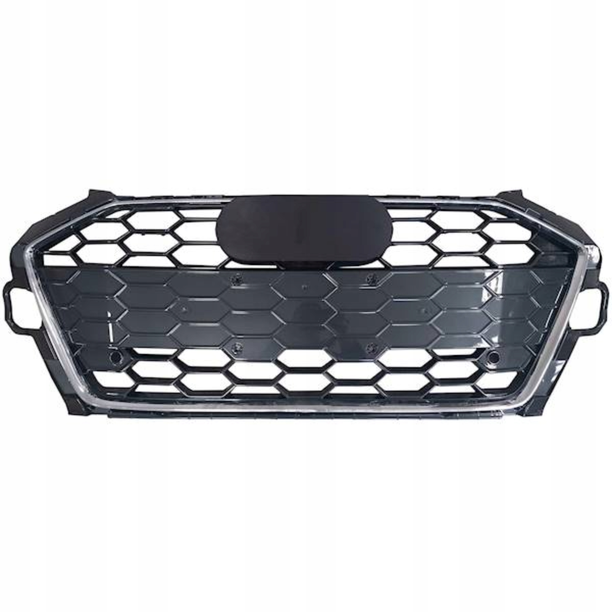 Audi A4 B9 2019- Atrapa Chladiče Přední Grilovací Mřížka Šedá Chrom S-line