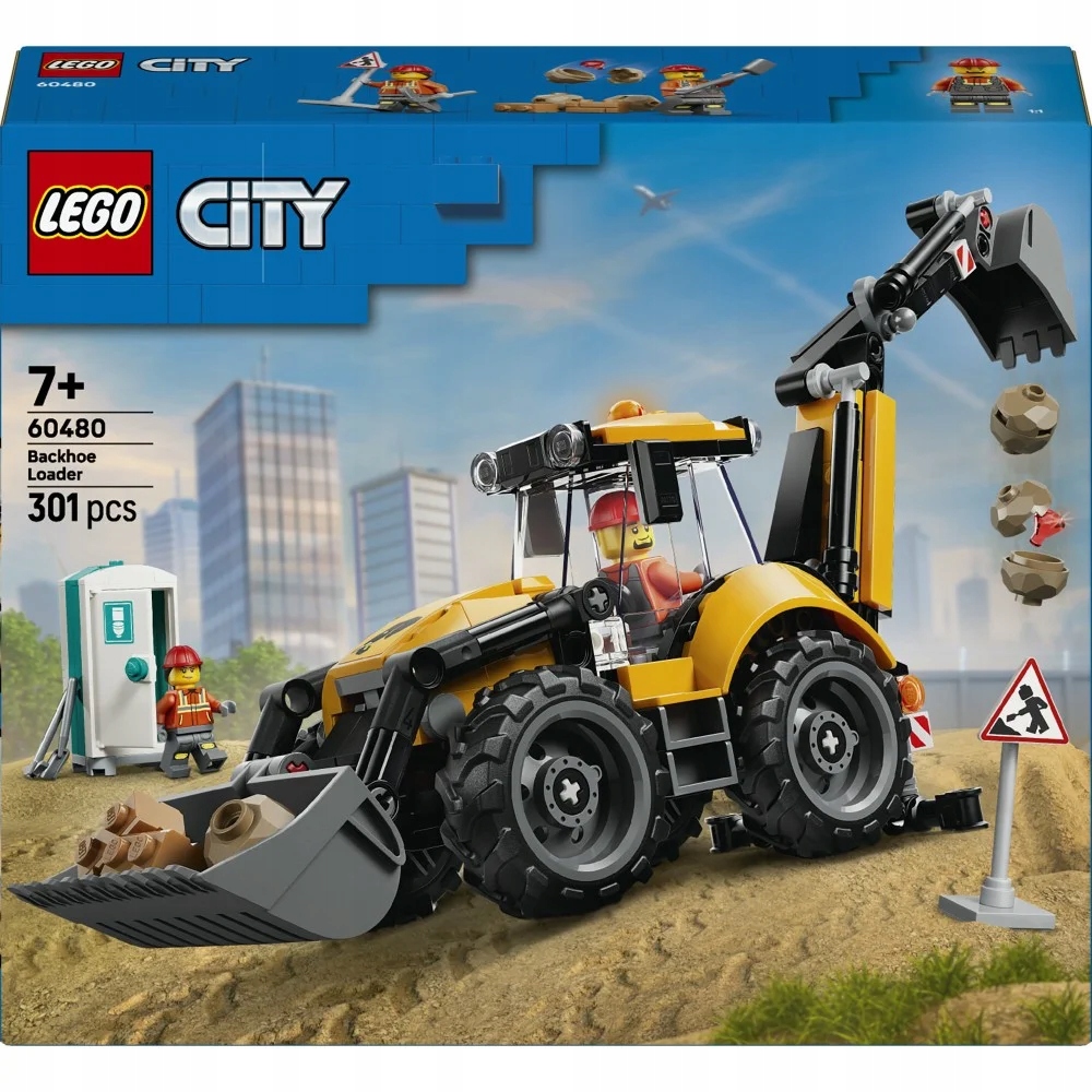 * Lego City Žlutý rypadlo-nakladač 60480