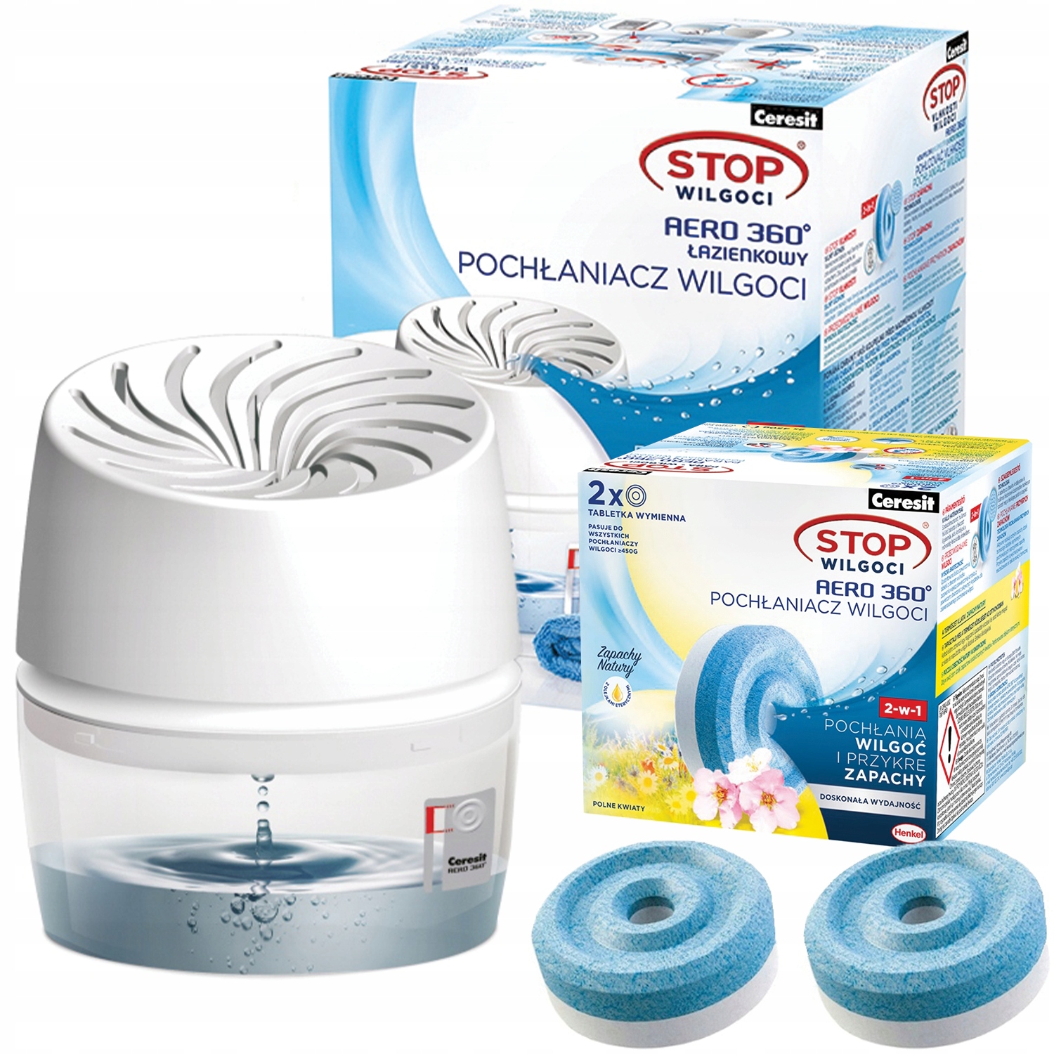

Aero 360 Pochłaniacz Wilgoci Ceresit 2 Tabletki