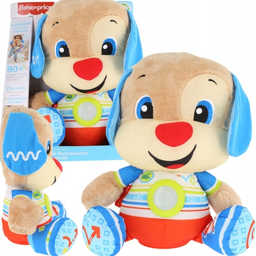 Szczeniaczek Uczniaczek Interaktywny Fisher Price Edukacyjny Melodie Śpiewa