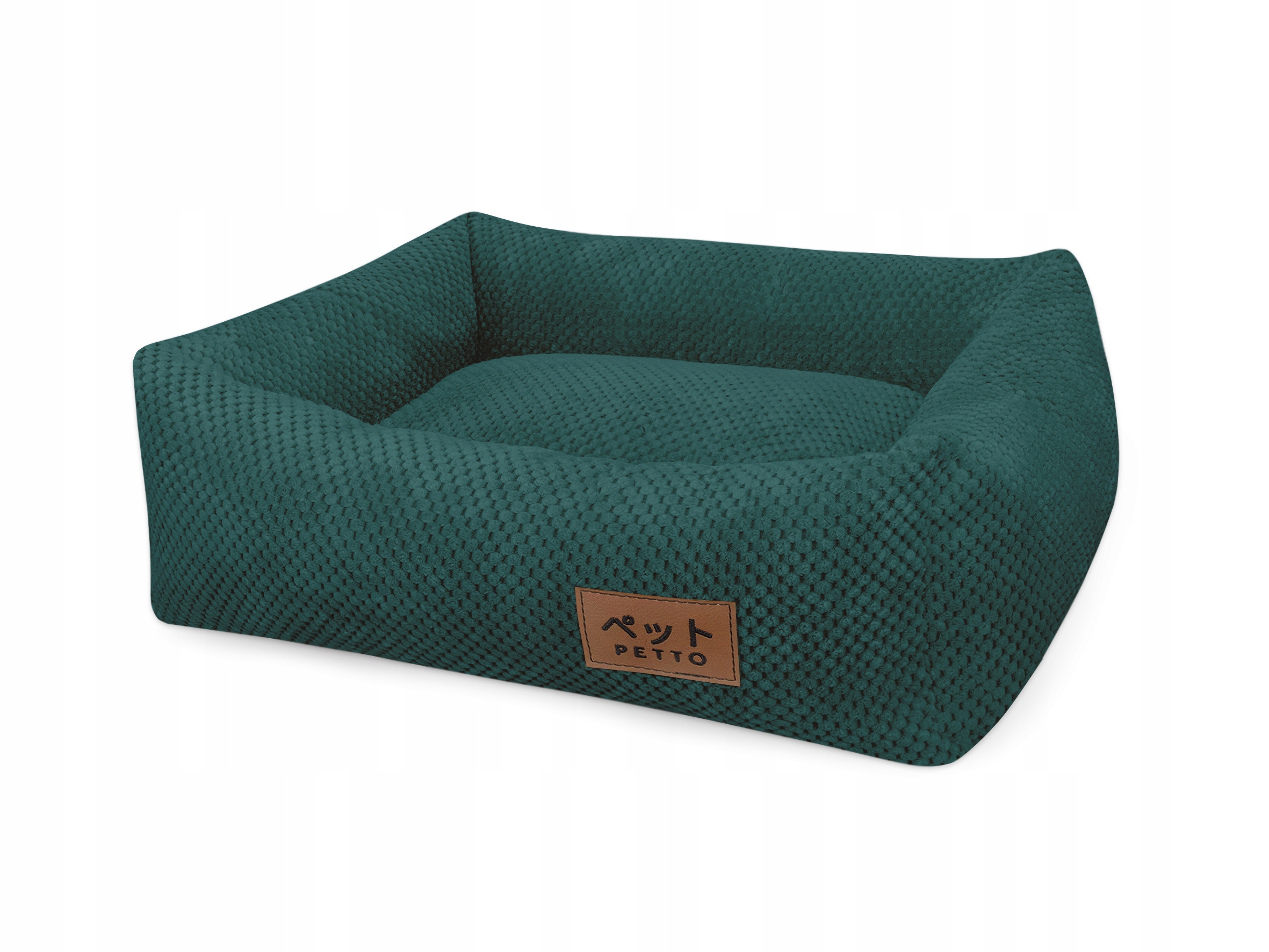 Levně Petto pelíšek Osaka pro psy tmavě zelené S 75/60 cm