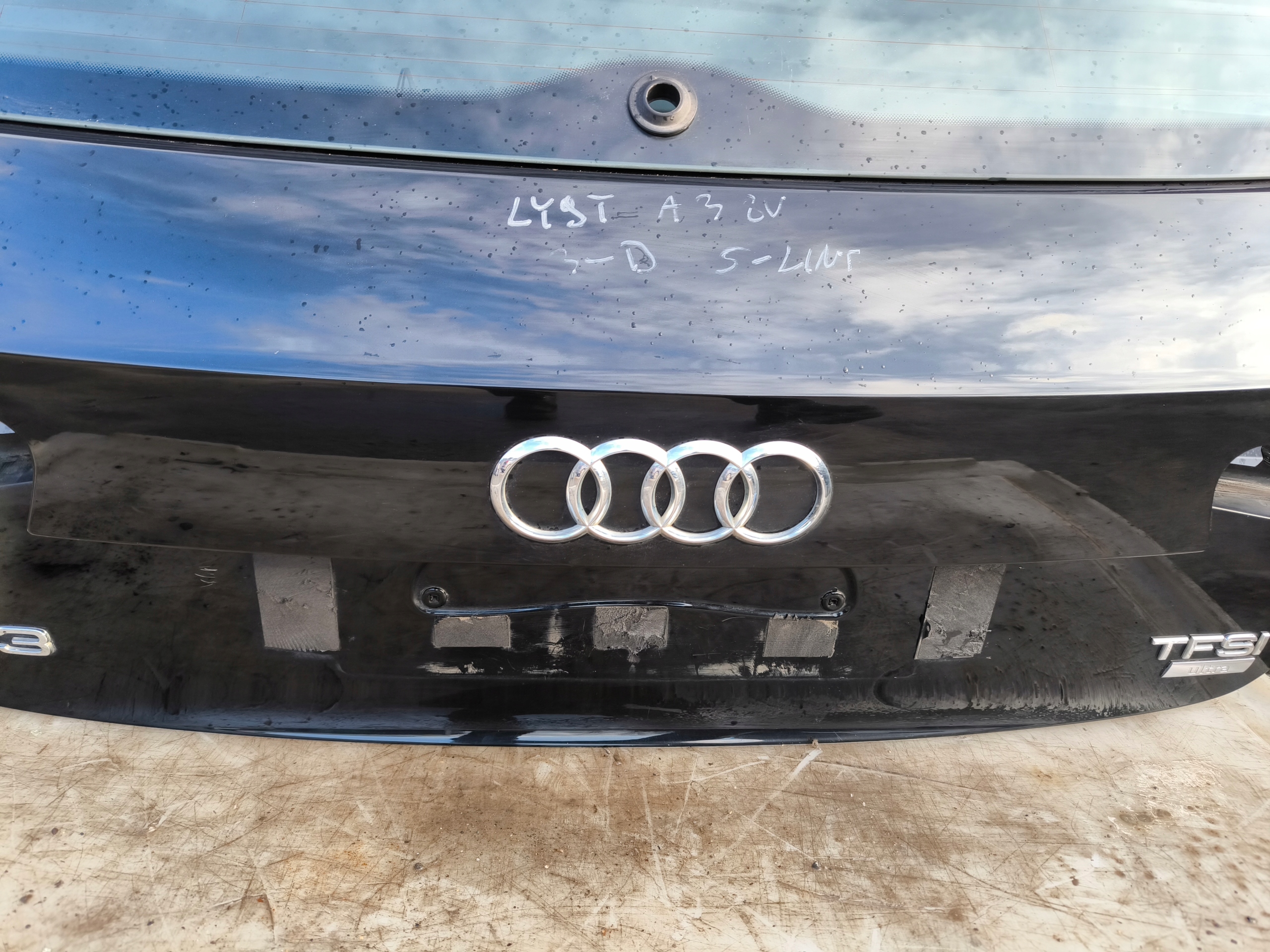 boot door rear AUDI A3 8V3 3 door S LINE LY9T original !!!