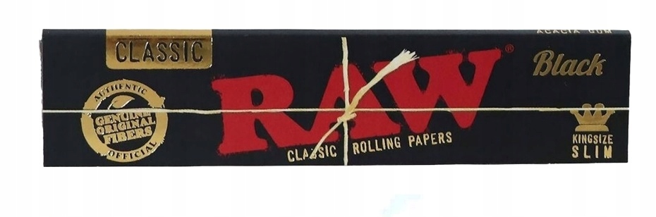 BIBUŁKI BLETKI RAW CLASSIC KS BLACK