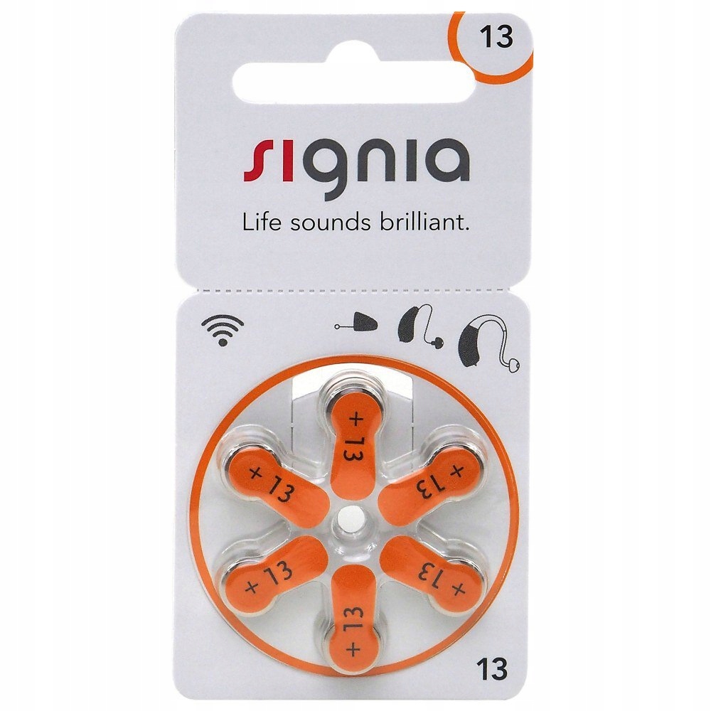 

Baterie Siemens Signia 13 Mf blister 1,45V ZA13