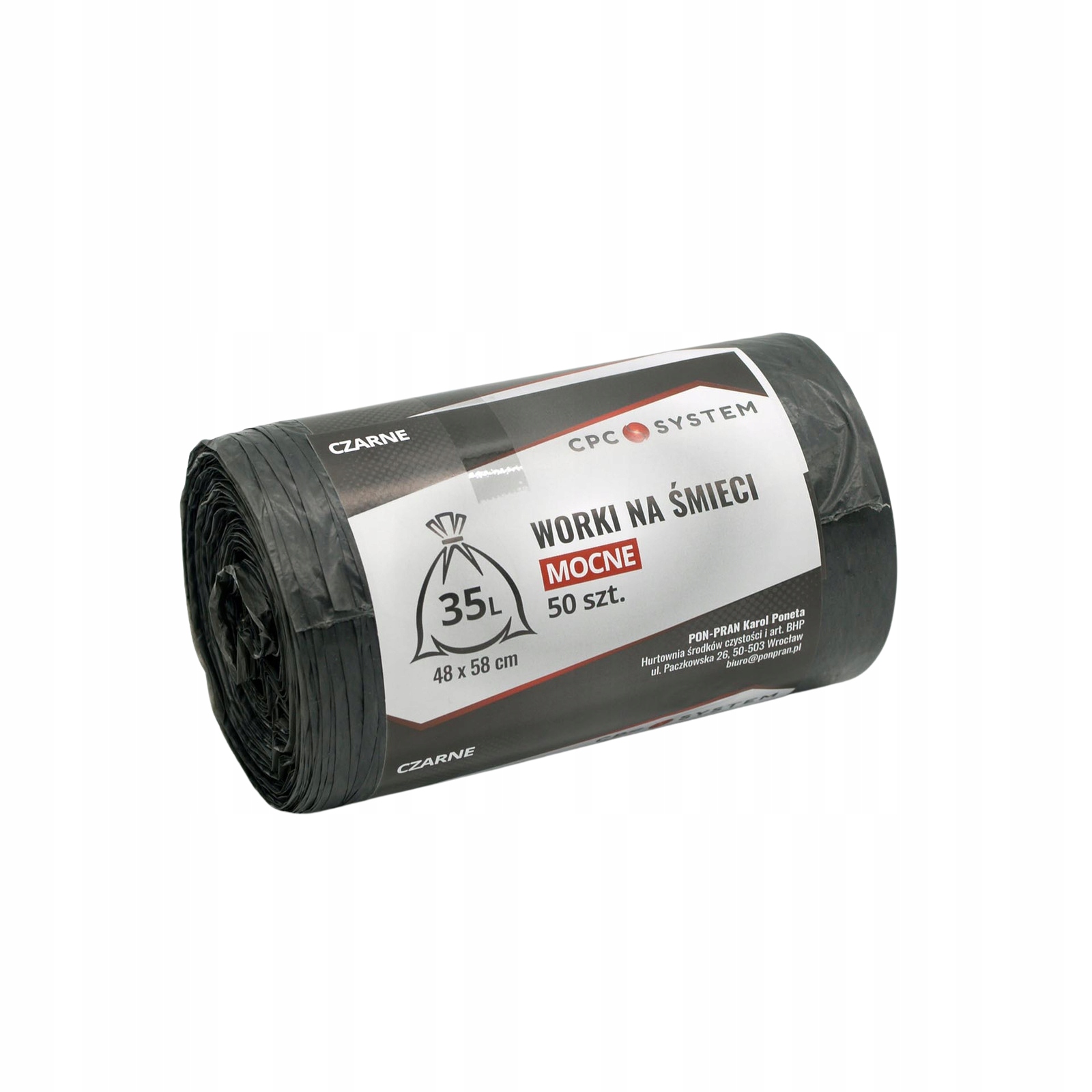 

Worki na śmieci odpady mocne Ldpe 35L 50szt