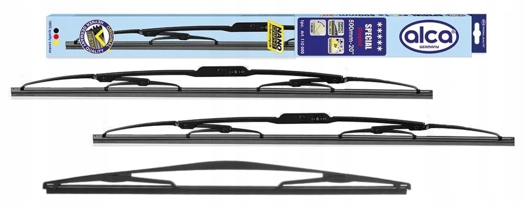 KOMPLET 3X WYCIERACZKI PRZÓD + TYŁ OPEL CORSA C