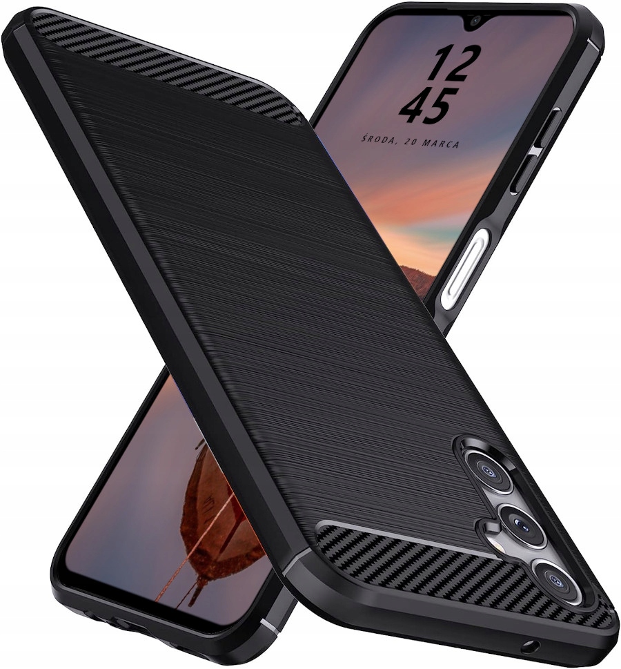 

Etui Karbon Pancerne Do Samsung A14 5G 2x Szkło