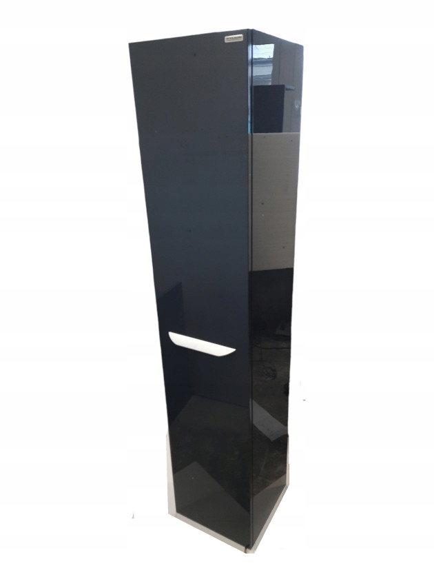 Szafka wisząca słupek lewy LAVELA antracyt połysk szer 30 cm wys 145 cm Kod producenta 521635