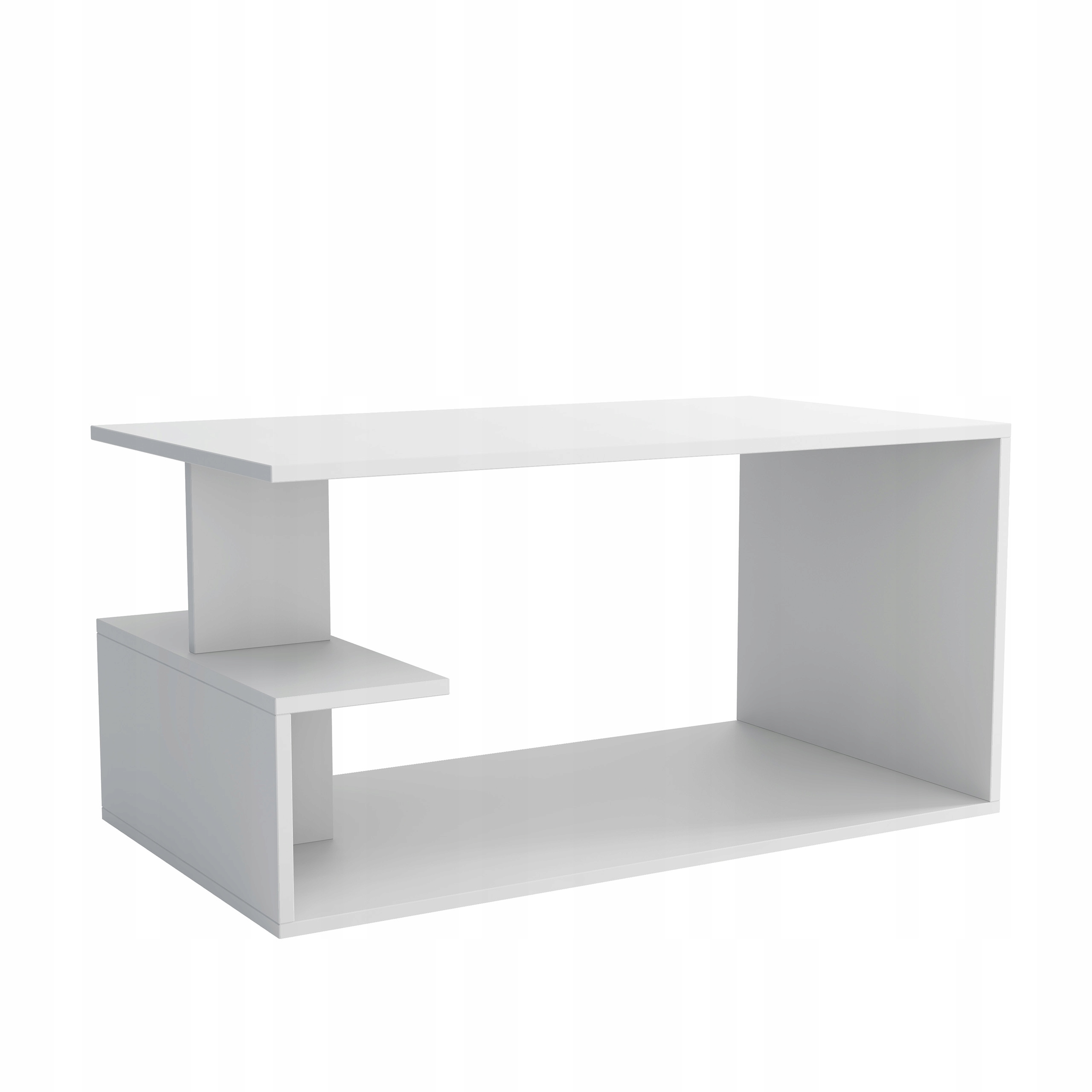 Lavice Riccardo 90 cm Konferenční stolek do obývacího pokoje Bílý Mat