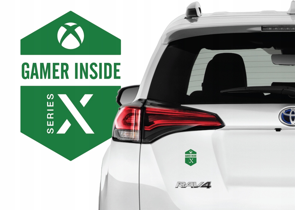 

Naklejka na samochód Xbox series X gracz gamer