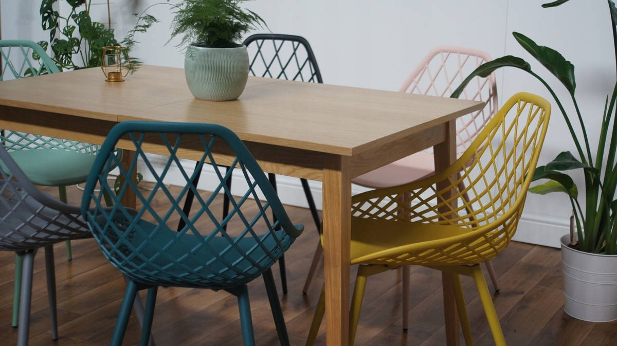 MODNE KRZESŁO CHICO żółty - taras balkon ogród Marka Fajne Krzesła