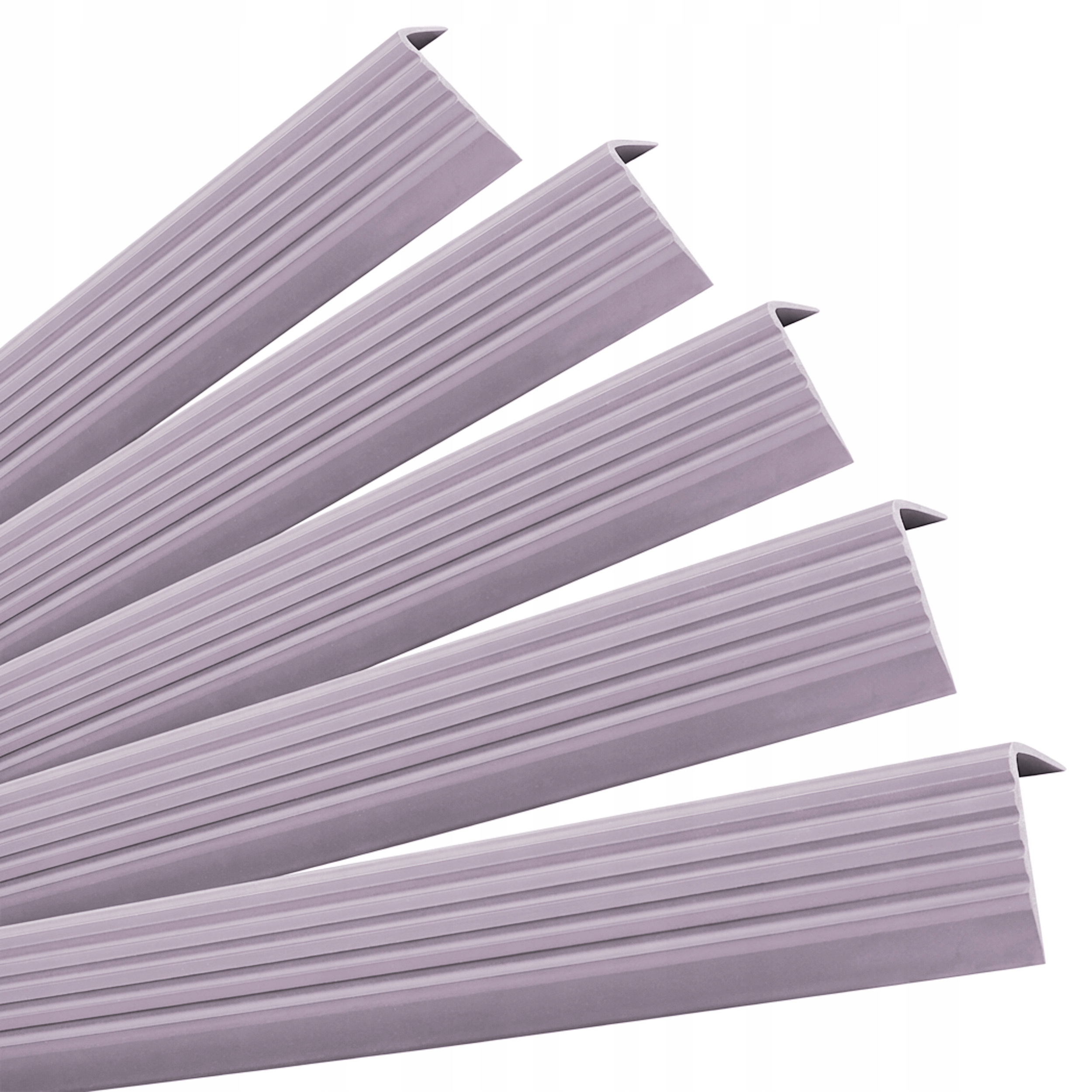 Sada: Samolepiace schodiskové profily, fialové 40x25 mm, 100 cm 5 ks