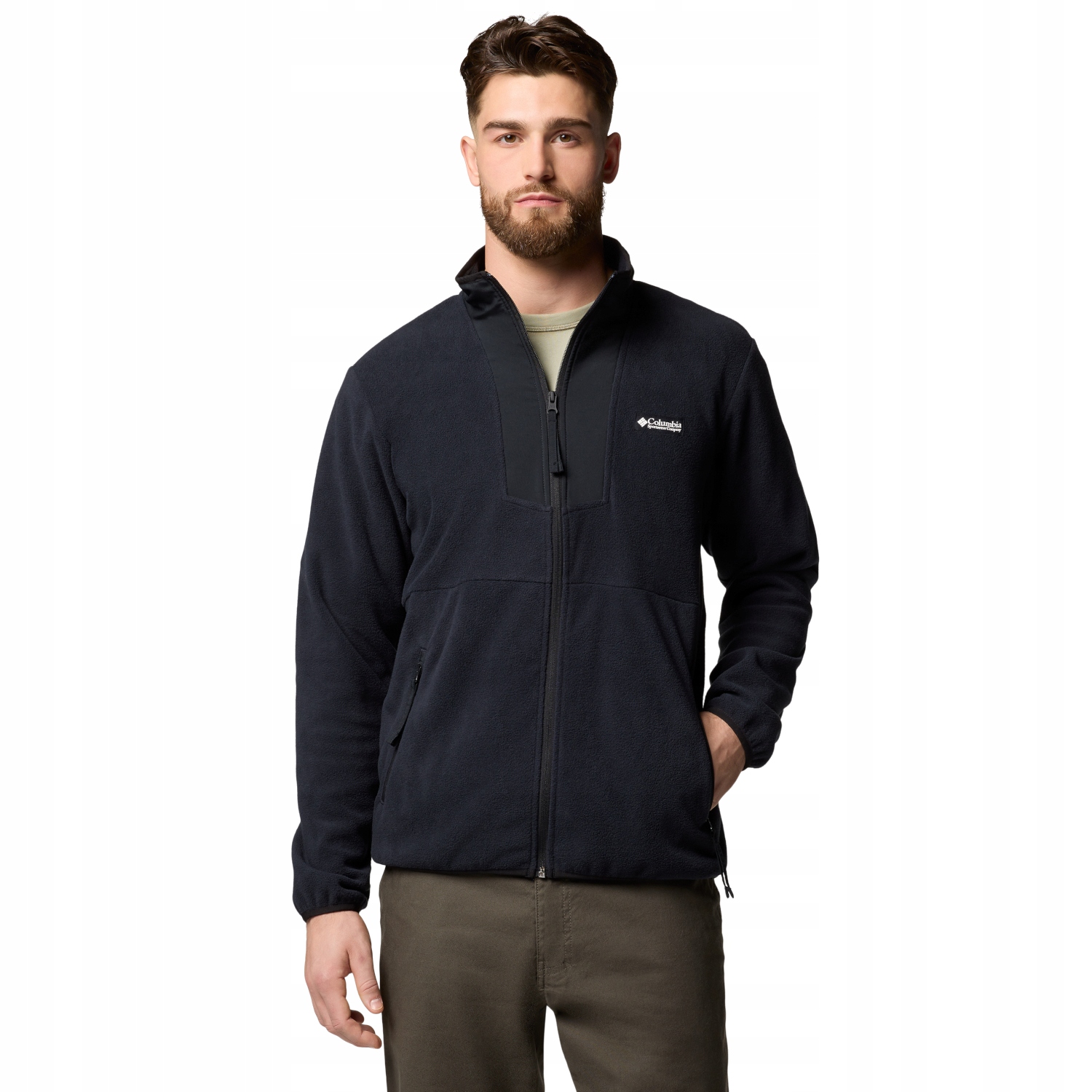 Columbia Sequoia Grove Full Zip Fleece [M] Polar Pánský Polyester Černý