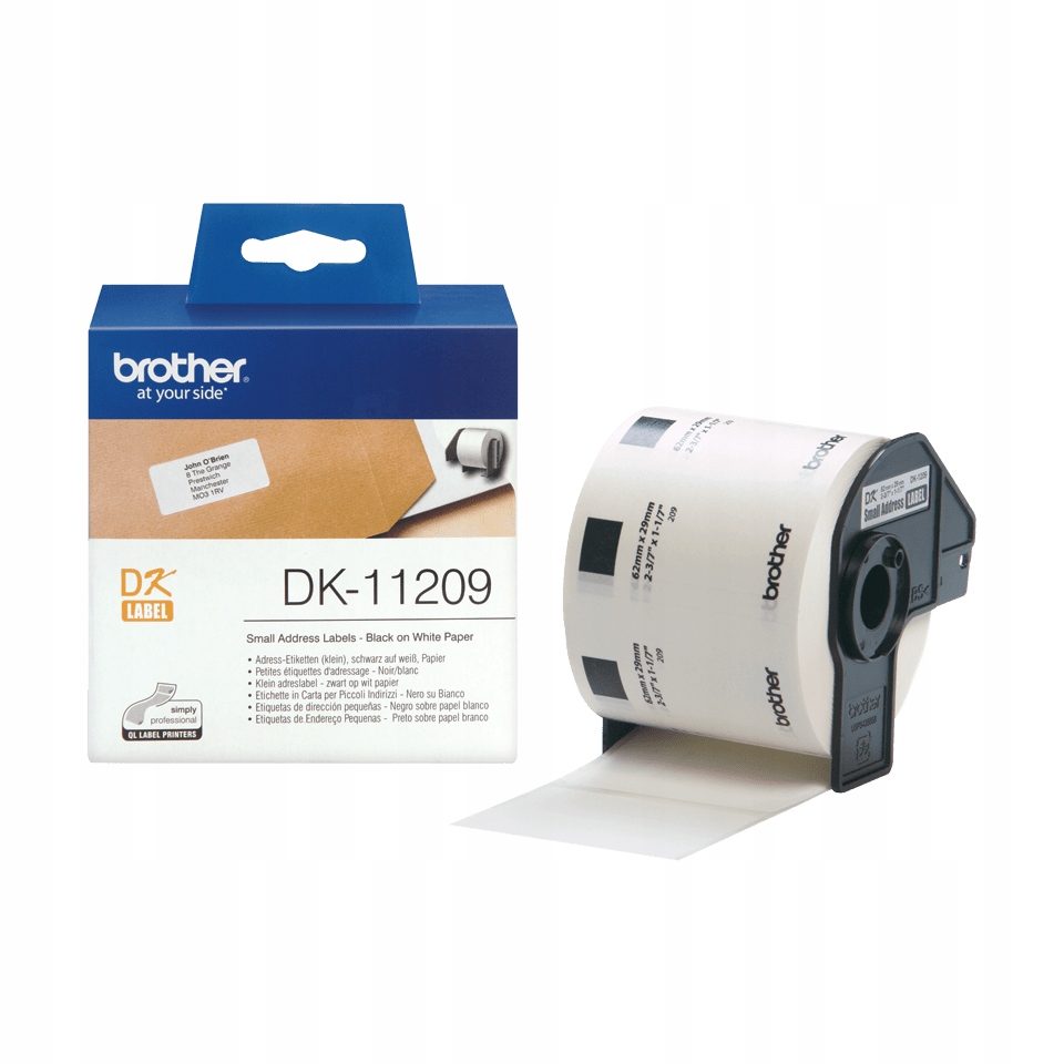 

Etykiety Brother Ql 62x29mm DK-11209 oryginalne