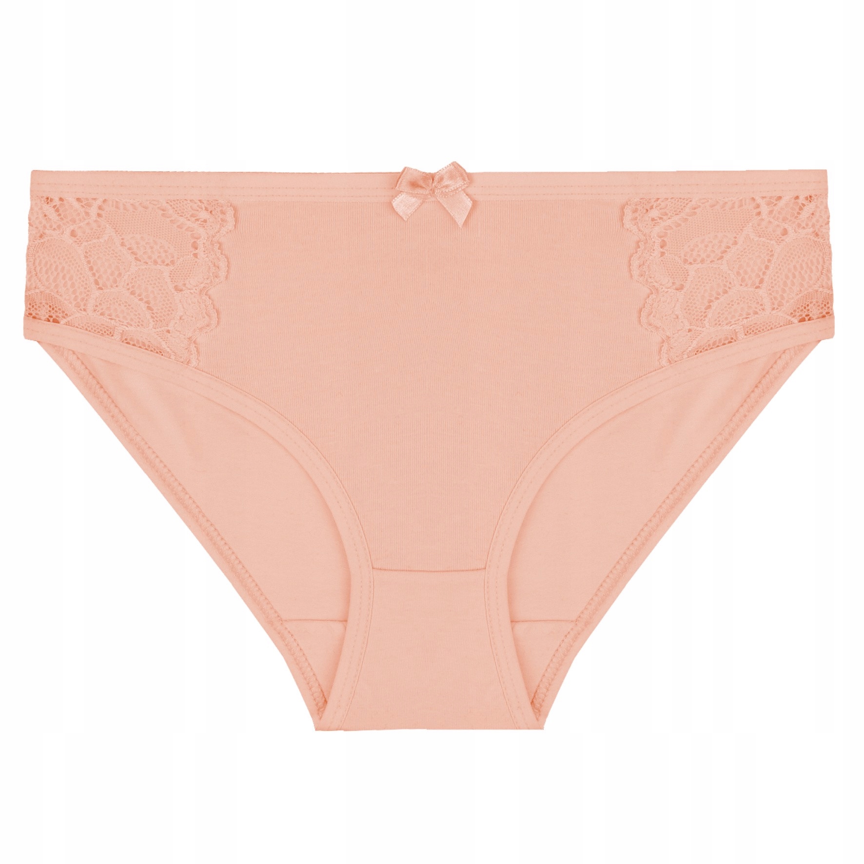 MAJTKI DAMSKIE BAWEŁNIANE Z KORONKĄ BEZ WZORU ELASTYCZNE MORAJ R.XXL 4-PAK Marka Moraj