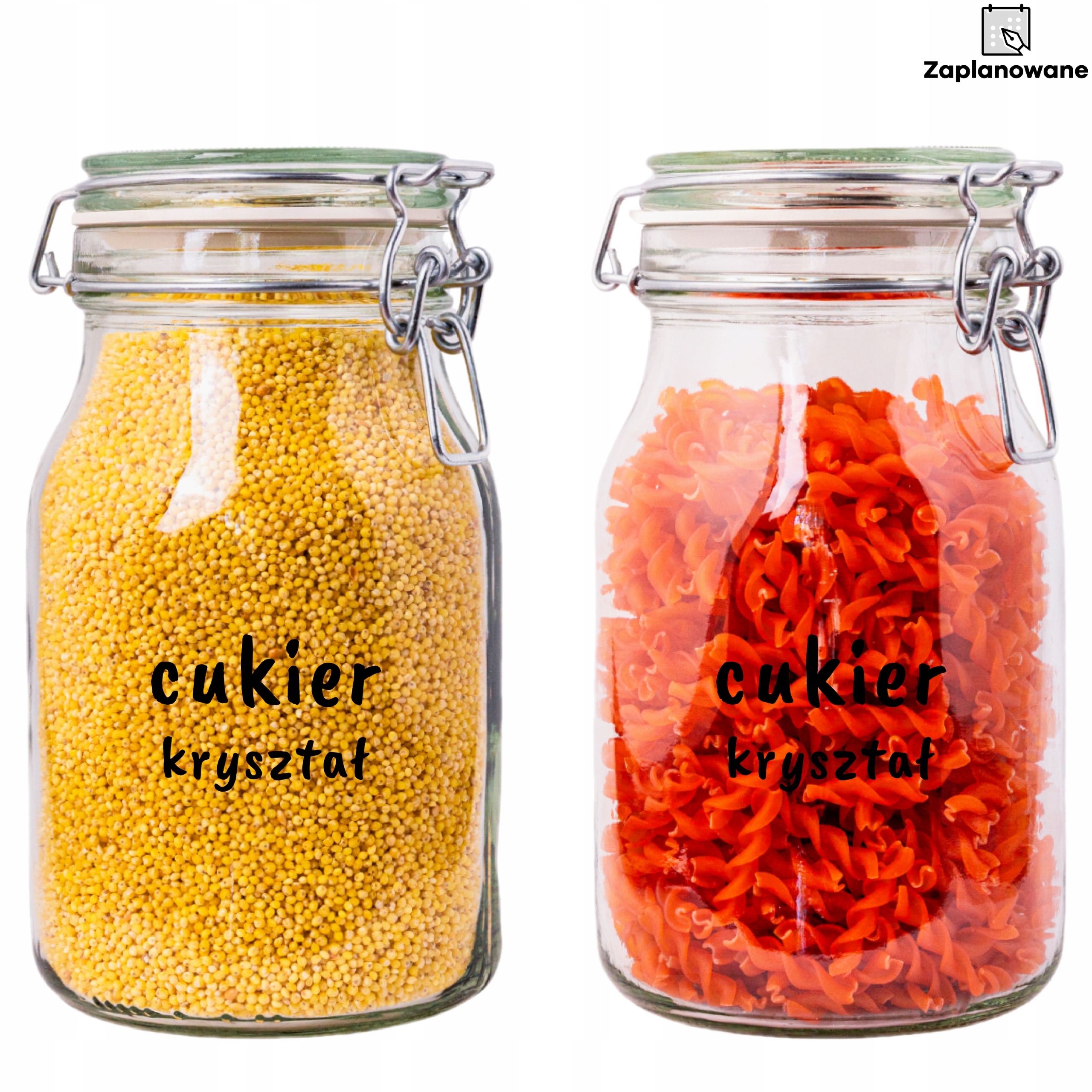 puste etykiety NAKLEJKI nalepki transparentne 30szt 6cm i marker czarny Materiał wykonania tworzywo sztuczne