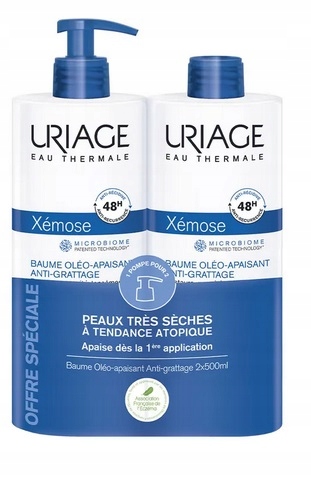 Uriage Xemose Olejek w kremie Zestaw 2 x 500ml