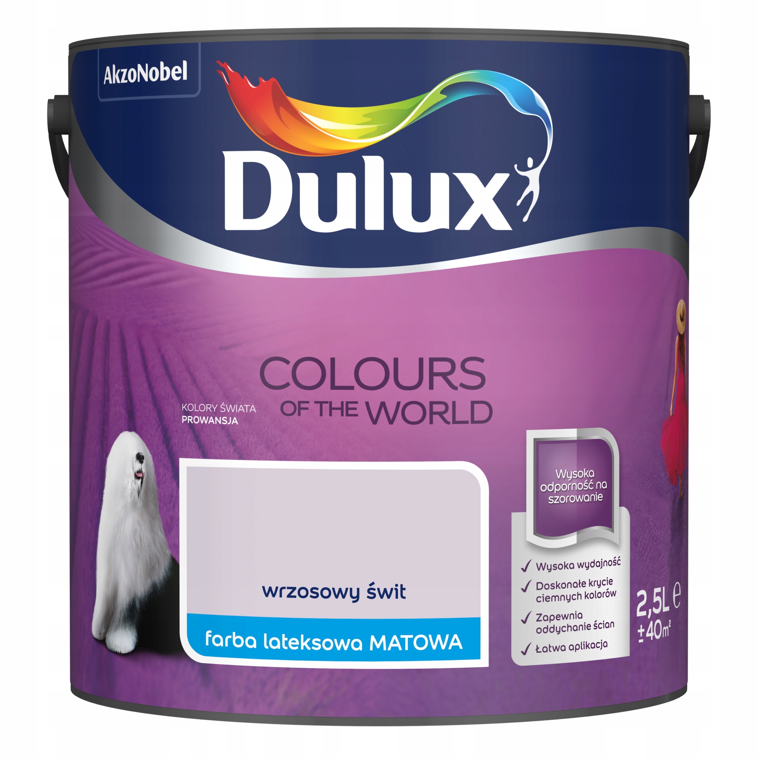 

Farba Dulux Świata Wrzosowy Świt 2,5L